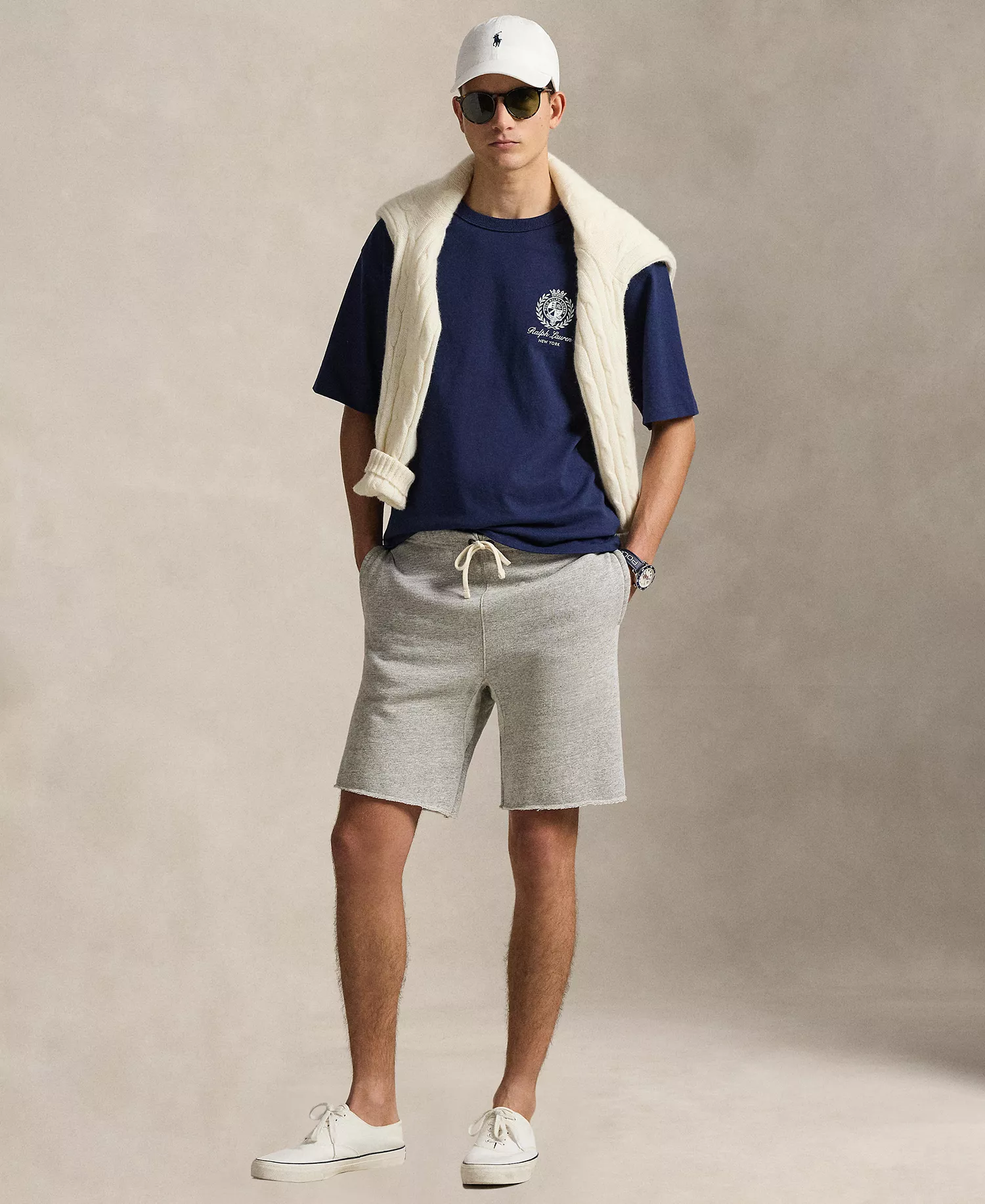 Men's Relaxed-Fit Jersey Graphic T-Shirt - Newport Navy - 2XL