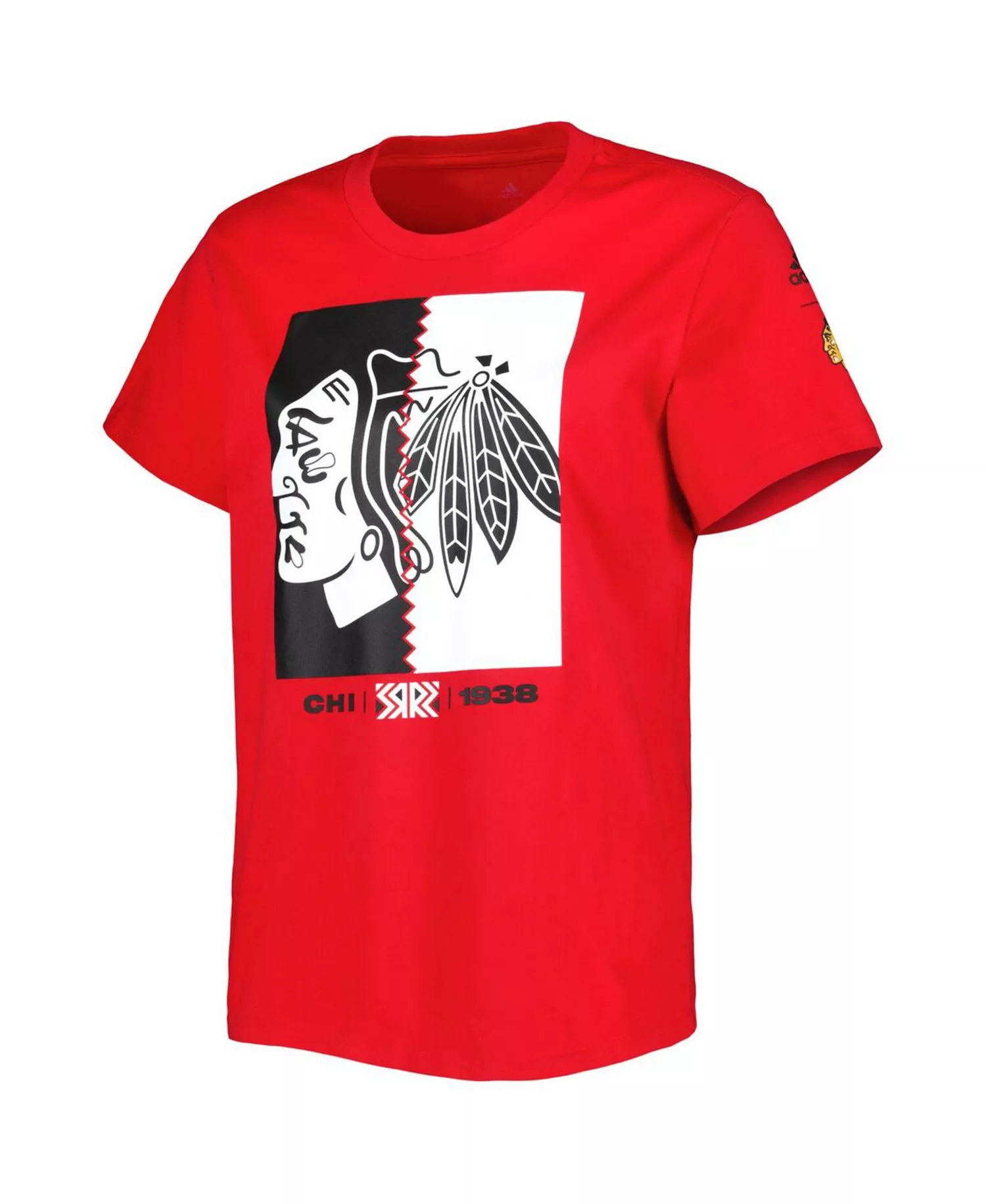 Women's Red Chicago Blackhawks Reverse Retro Fresh T-shirt - Red - S