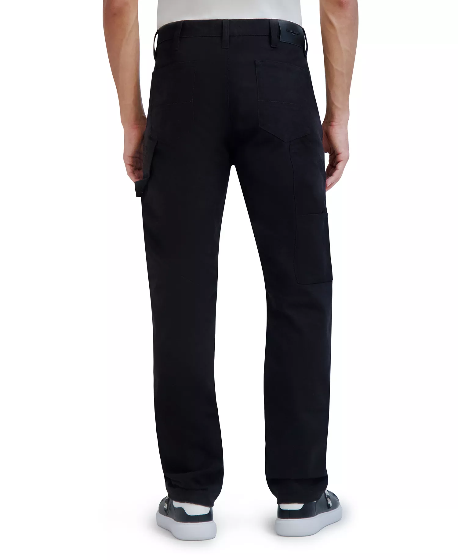 Men's Regular-Fit Carpenter Pants - Black - 30