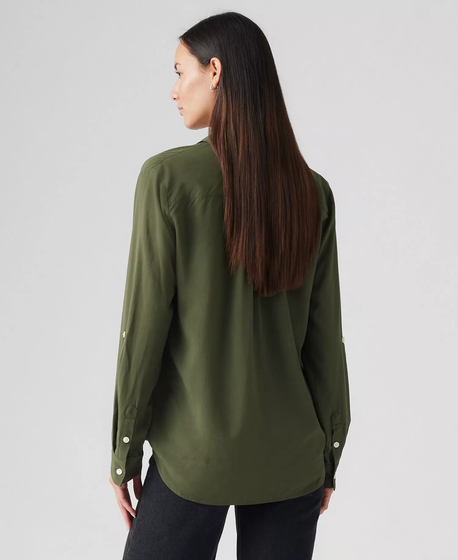 Plus Size Darlene Long-Sleeve Shirt - Deep Depths - 1X