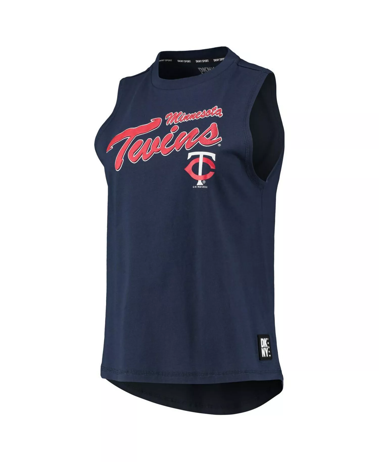 Women's Navy Minnesota Twins Marcie Tank Top - Navy - L