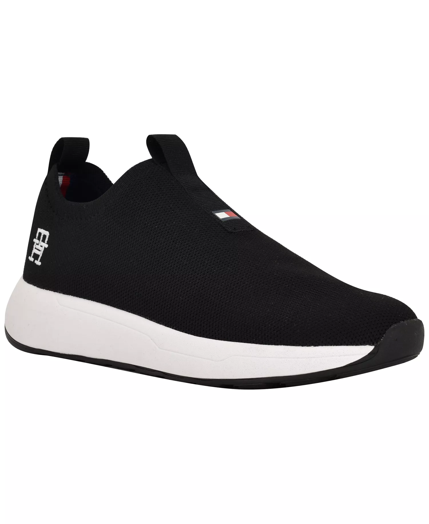 Women's Ada Lightweight Knit Slip-On Sneakers - Black/White - 10M