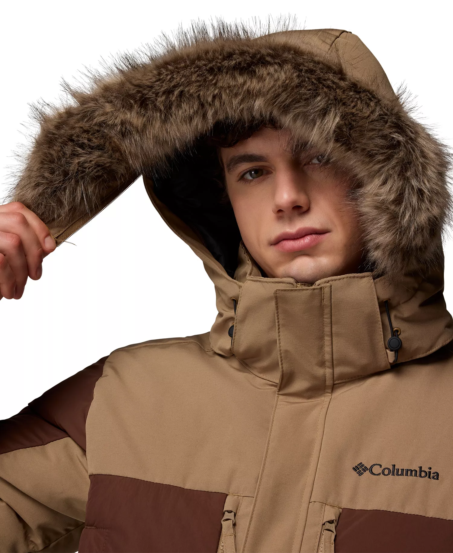 Men's Marquam Peak Fusion Parka - Delta, Tobacco - L