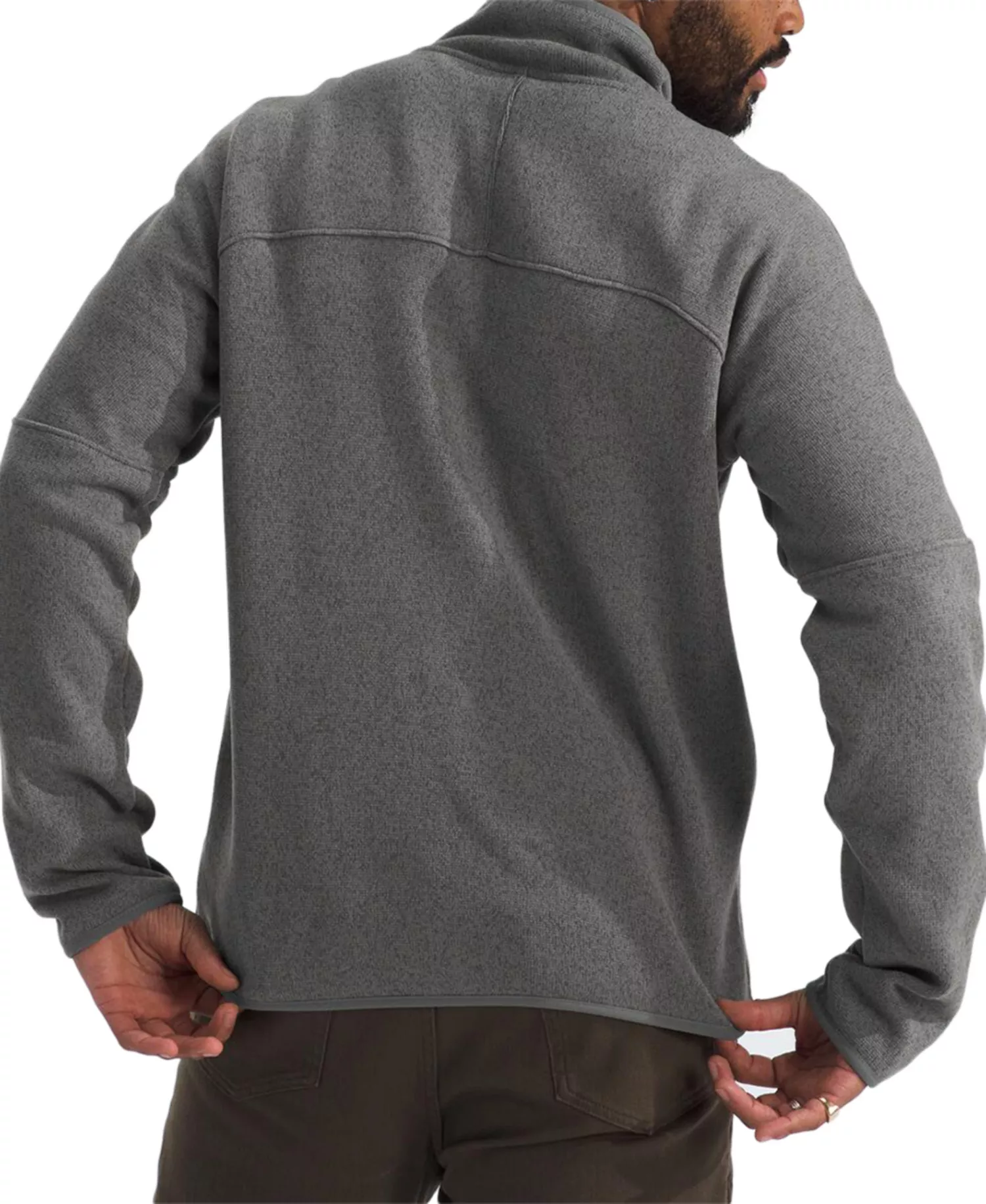 Men's Front Range Fleece Half Zip Pullover - Smoked Pearl Heather - S