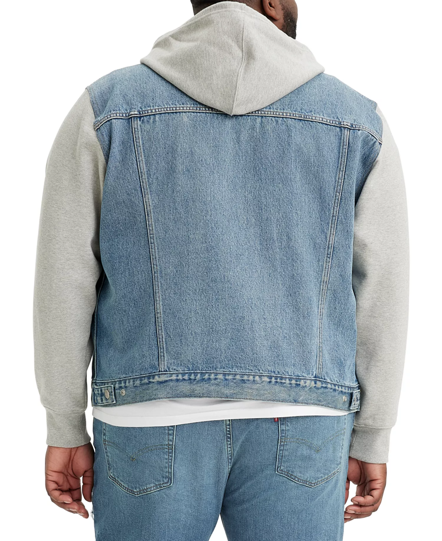 Levi’s® Men's Big & Tall Relaxed-Fit Hooded Trucker Jacket - Candy Man - 2XLT