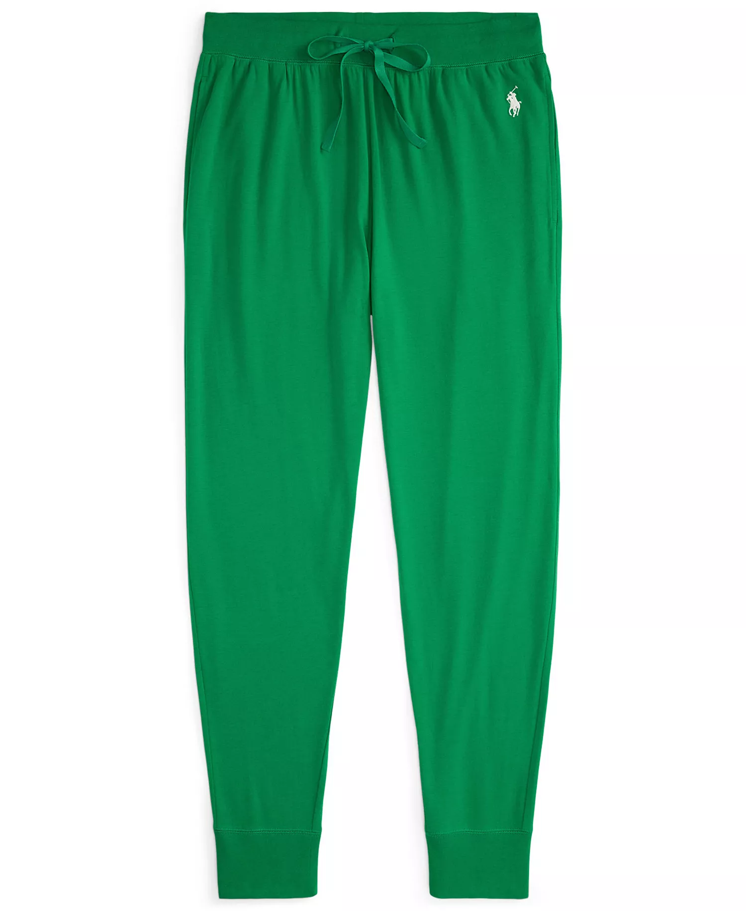 Men's Regular-Fit Pajama Jogger Pants - Billiard/White Logo - L