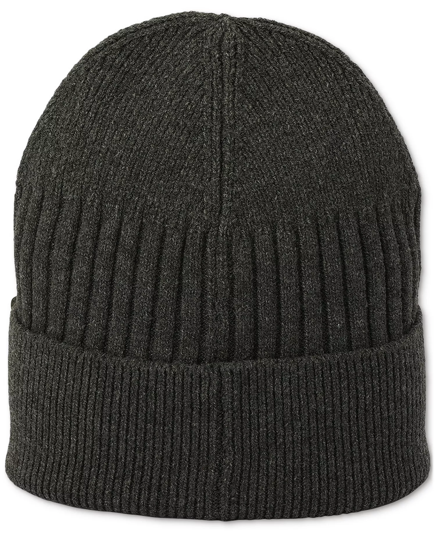 Men's Mixed Stitch Beanie - Charcoal - ONE SIZE
