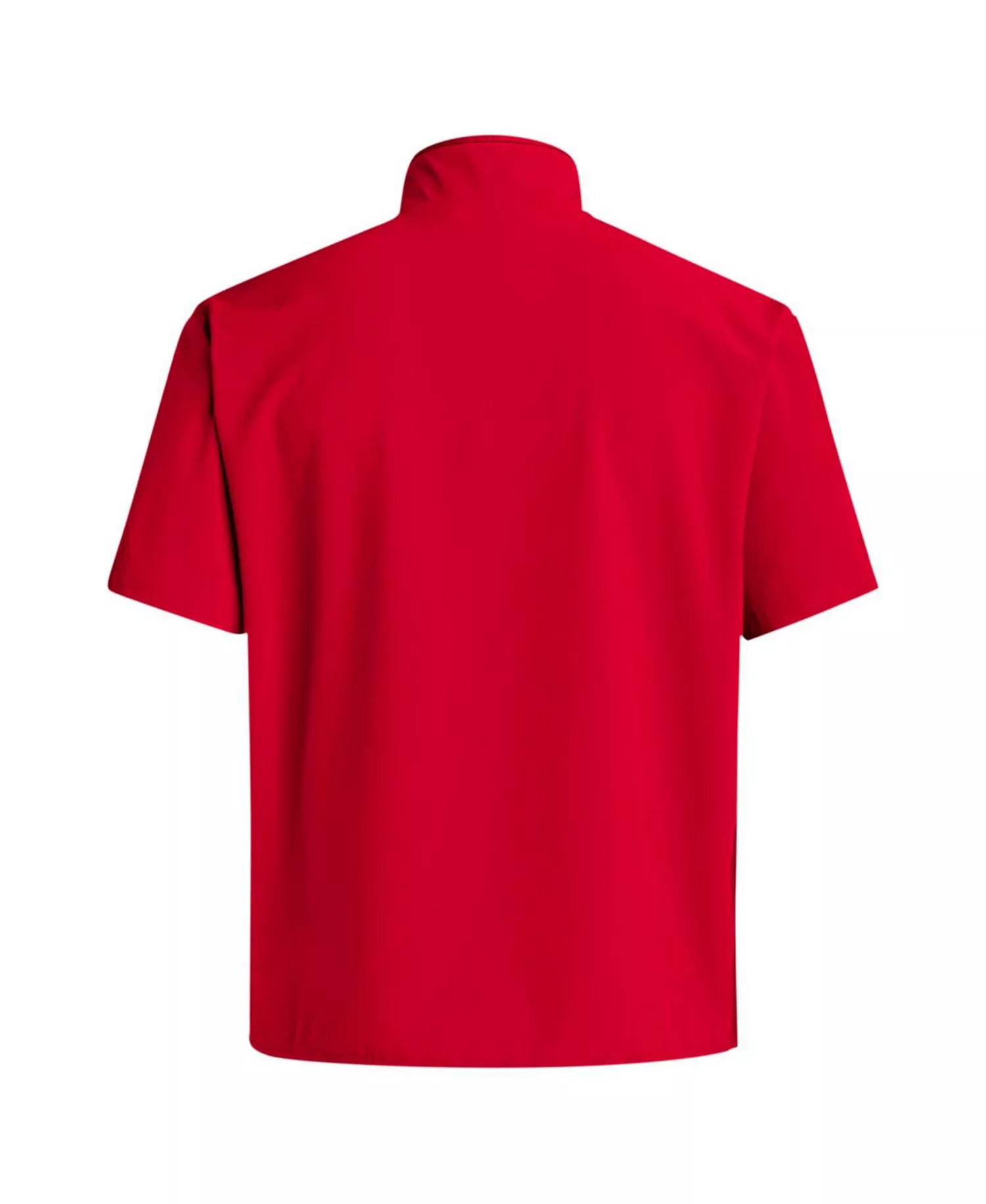 Men's Scarlet Nebraska Huskers Coaches Sideline Half-Zip Short Sleeve Jacket - Scarlet - M