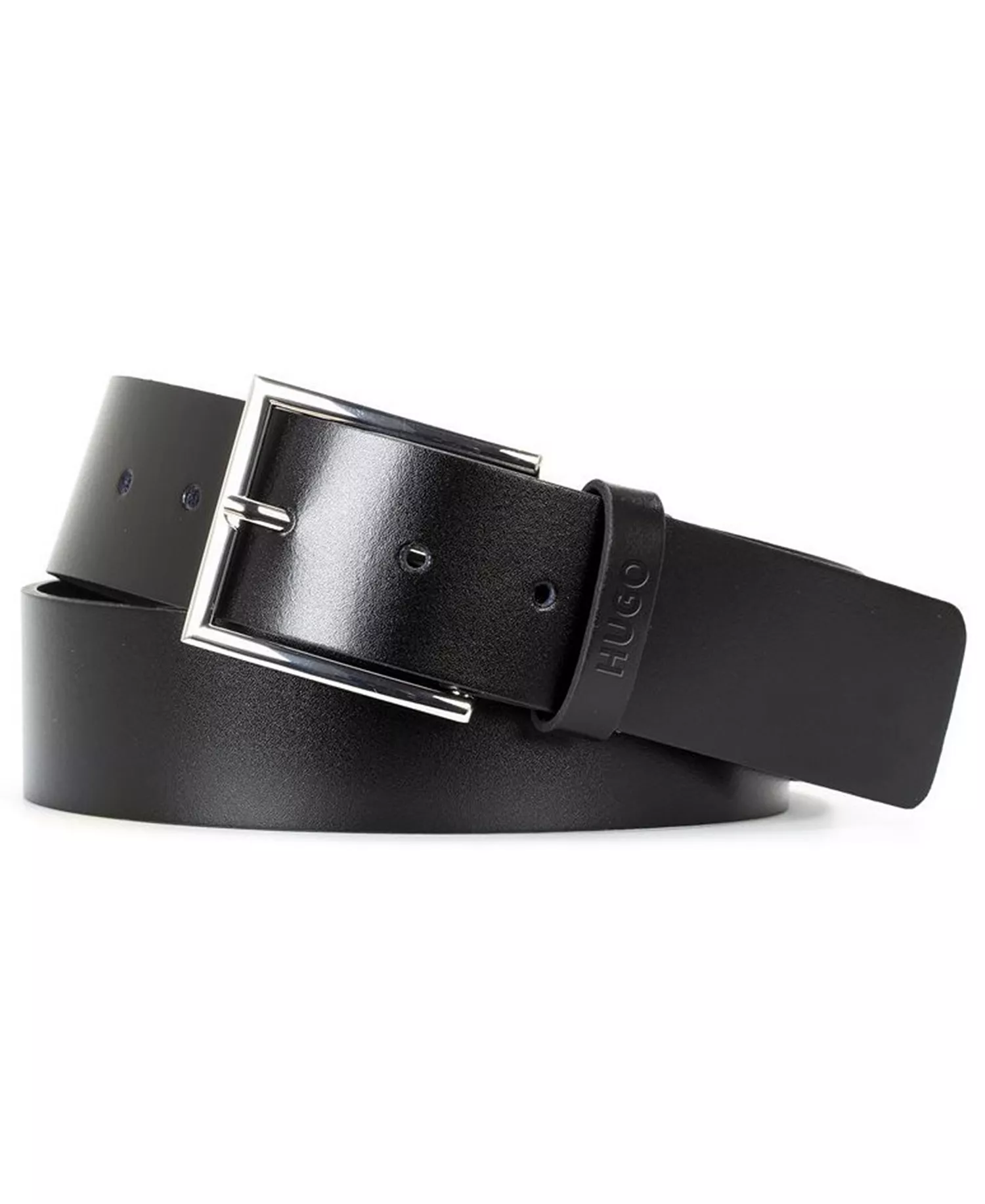 Men's Grainy Leather Belt - Black - 30