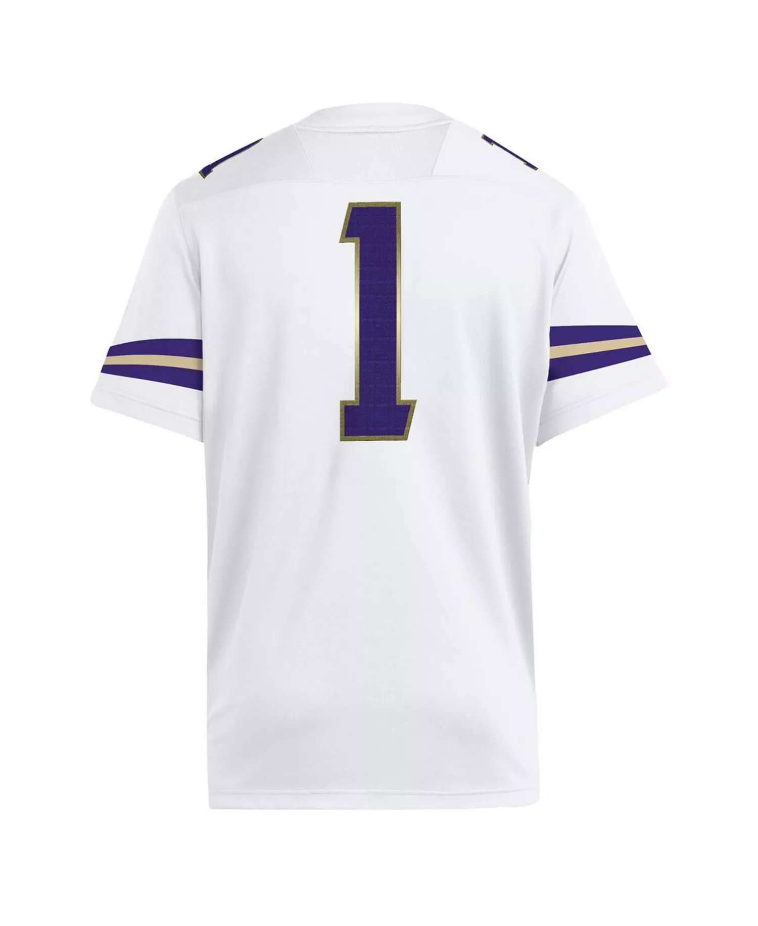 Men's 1 White Washington Huskies Premier Jersey - White - 3XL