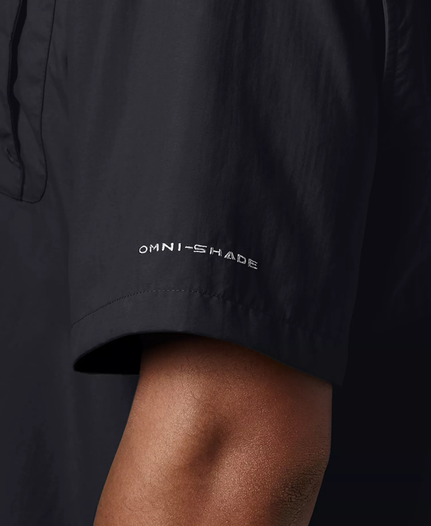 Men's Big & Tall Bahama II Short Sleeve Shirt - Black - 1X