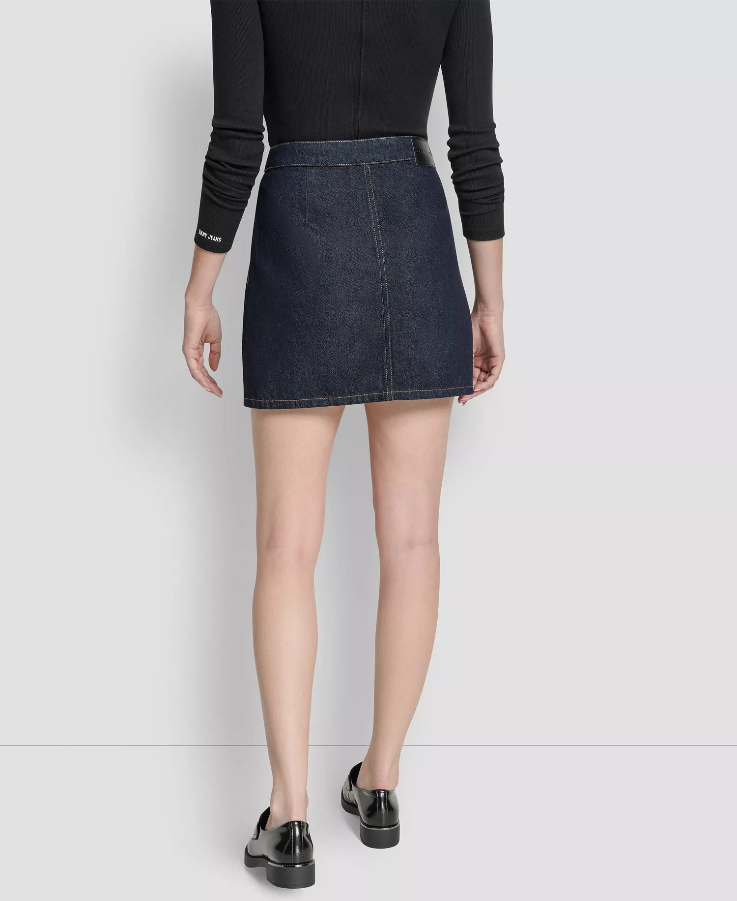 Women's High-Rise Button-Front Mini Skirt - Fearless - 24