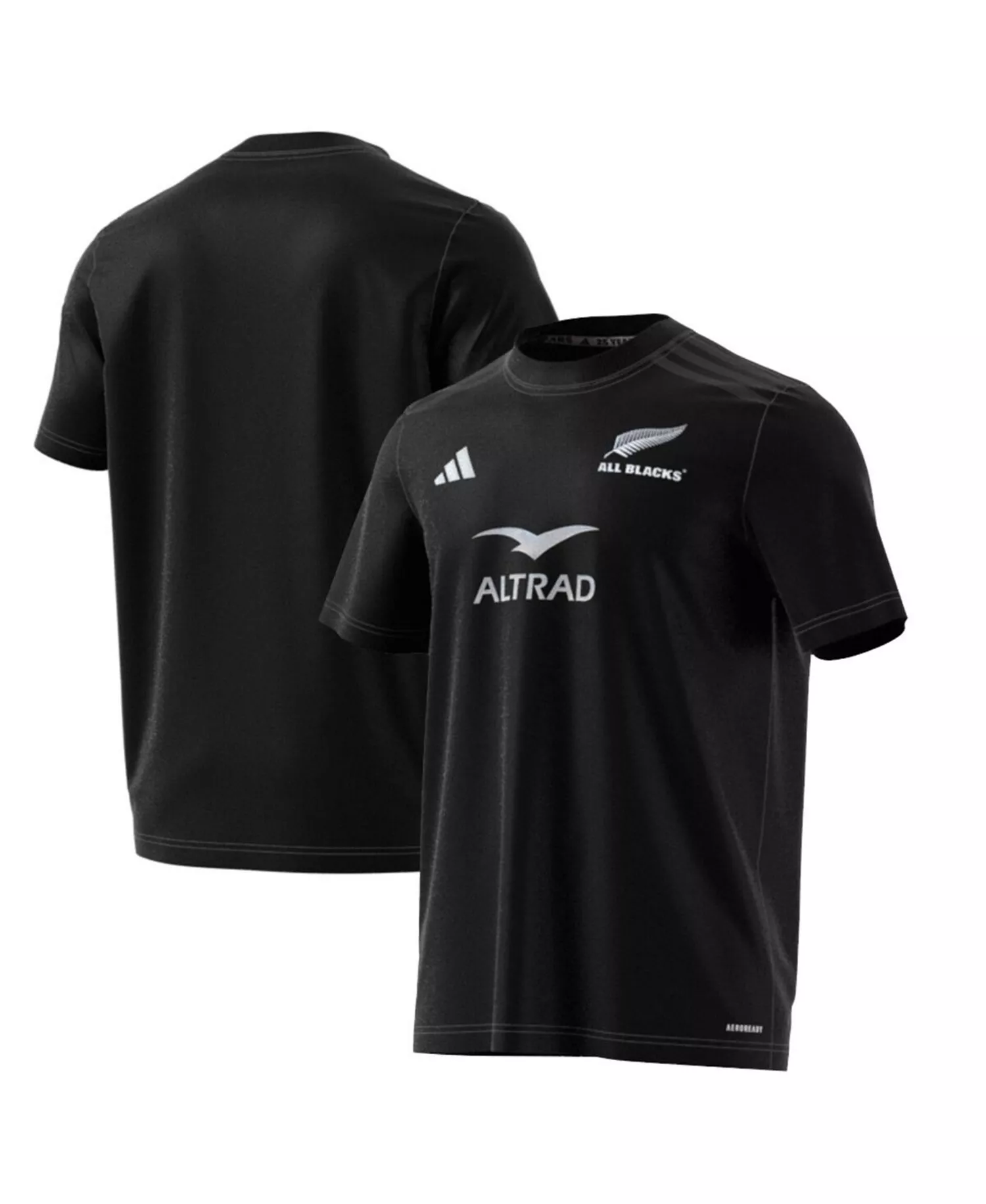 Men's Black New Zealand Rugby 2024/25 AEROREADY T-Shirt - Black - M