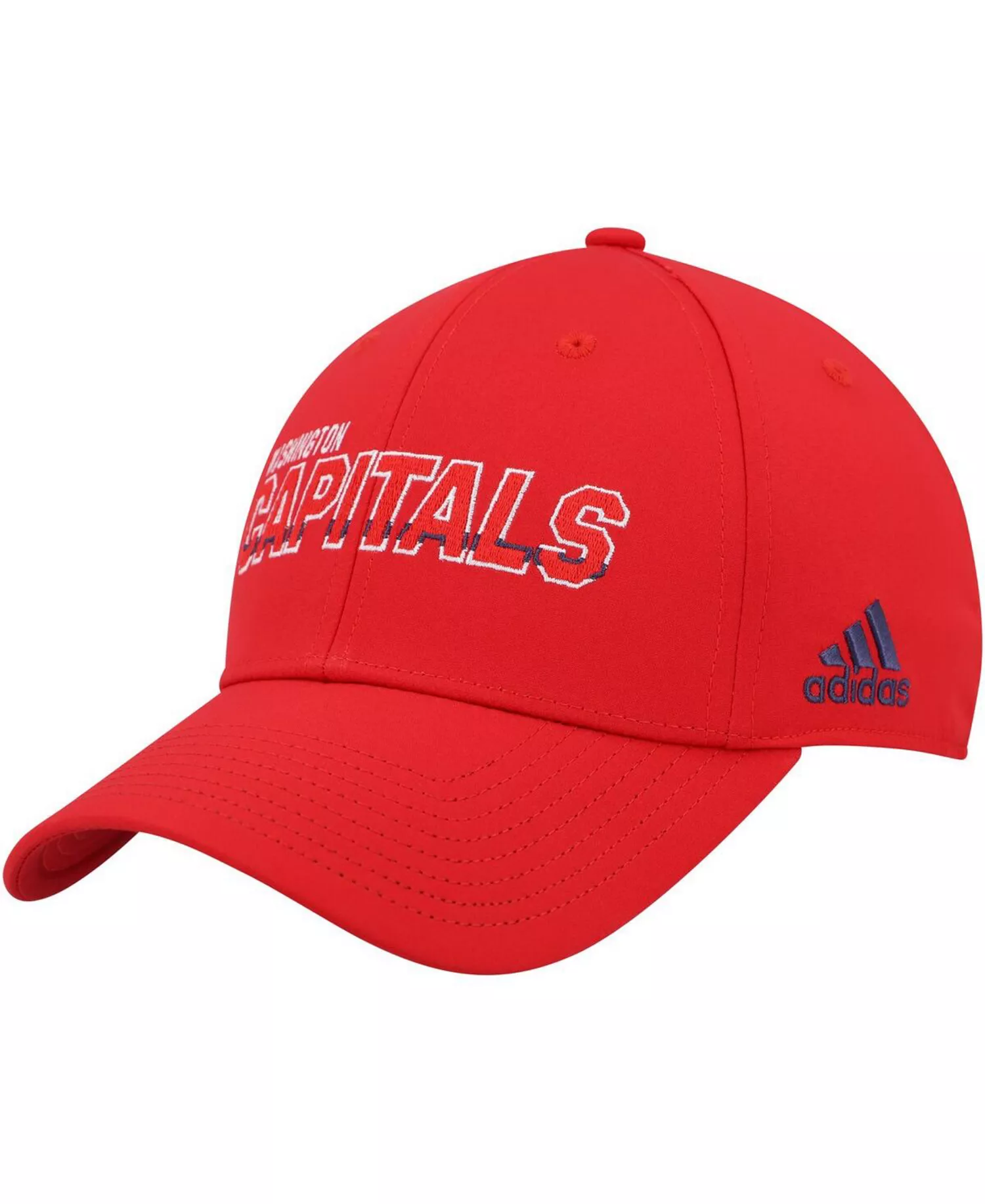 Men's Red Washington Capitals Team Bar Flex Hat - Red - S/M