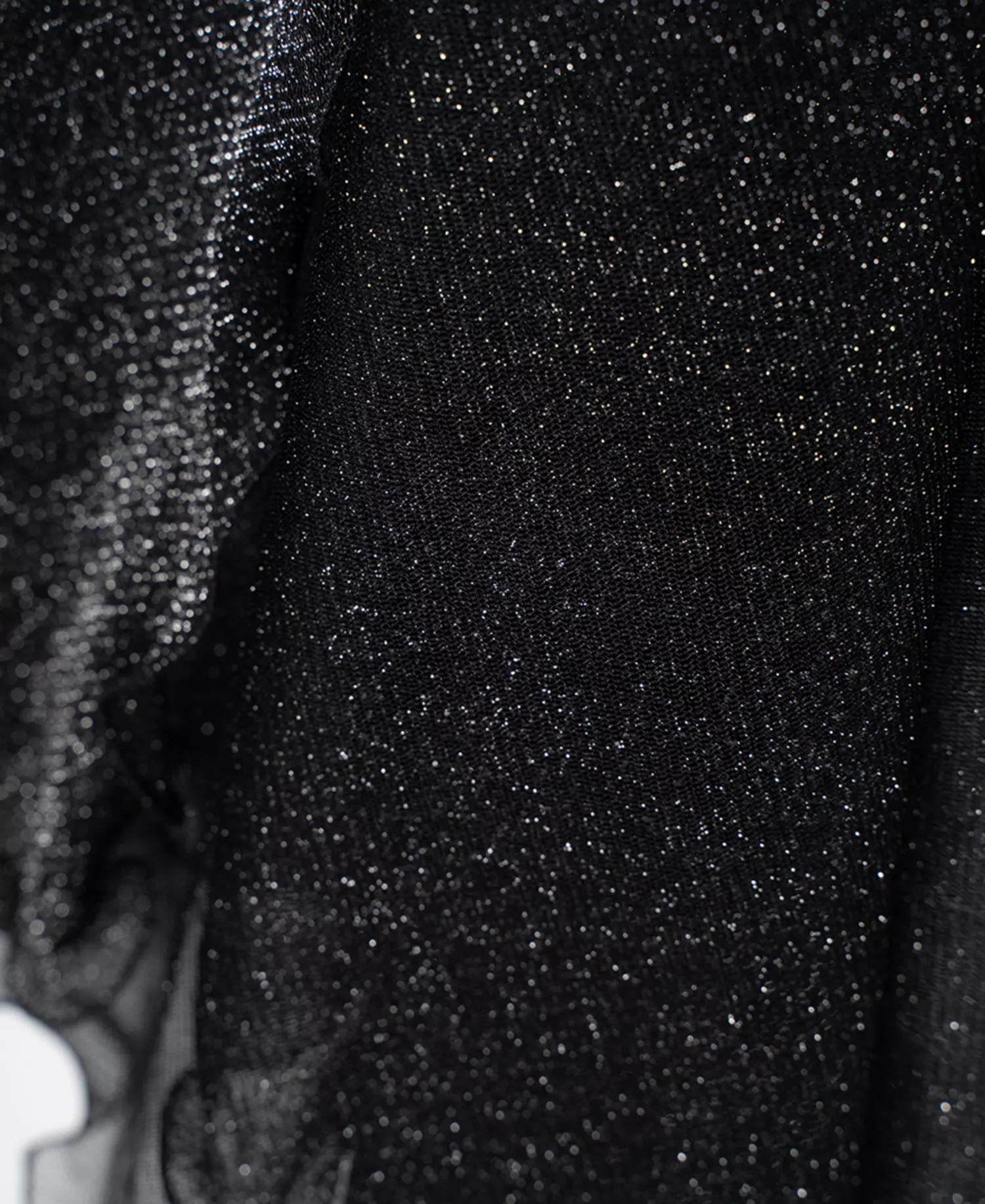 Ruffle-Edge Metallic Evening Wrap, Created for Macy's - Black - ONE SIZE