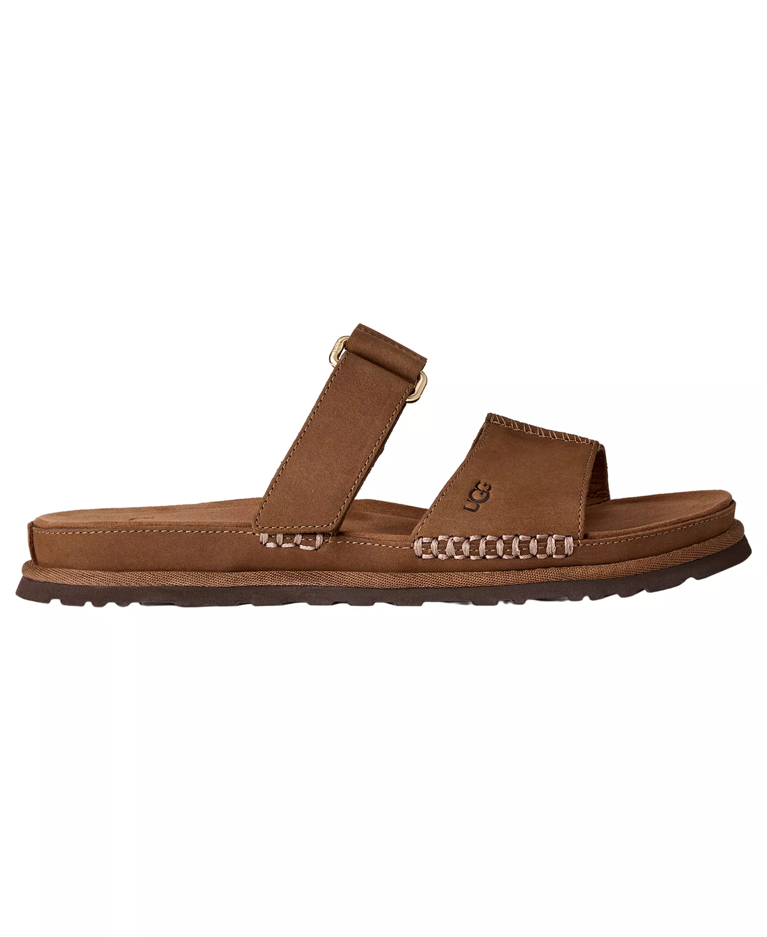 Women's GoldenGaze Slide Sandals - Dark Chestnut - 10M