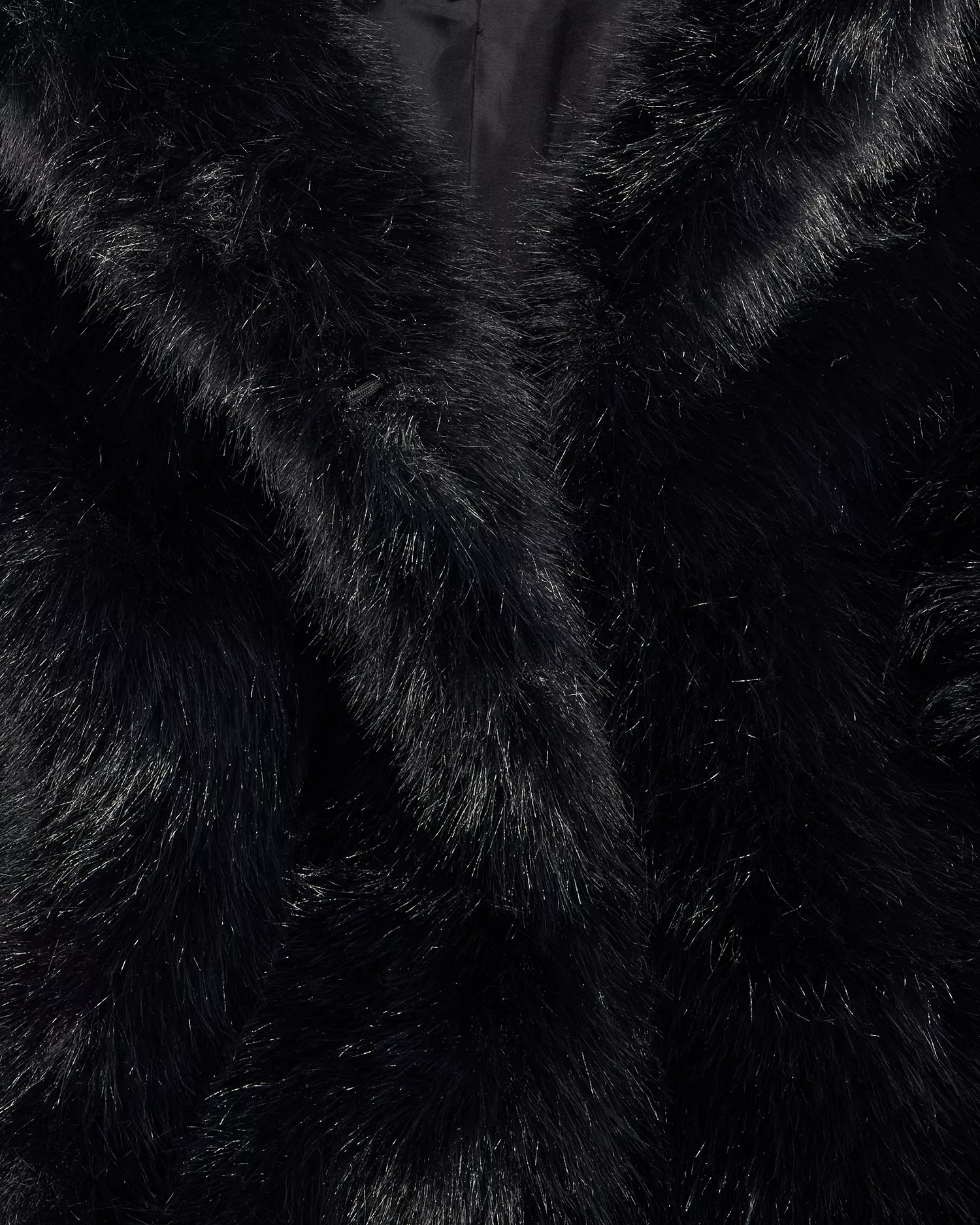 Women's Faux-Fur Jacket, Macy's Exclusive - Deep Black - M