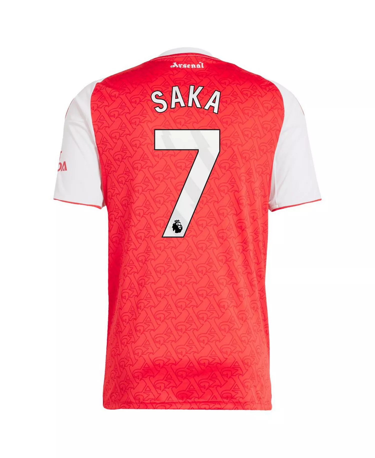 Men's Bukayo Saka Red Arsenal 2025/26 Home Replica Player Jersey - Red - 2XL