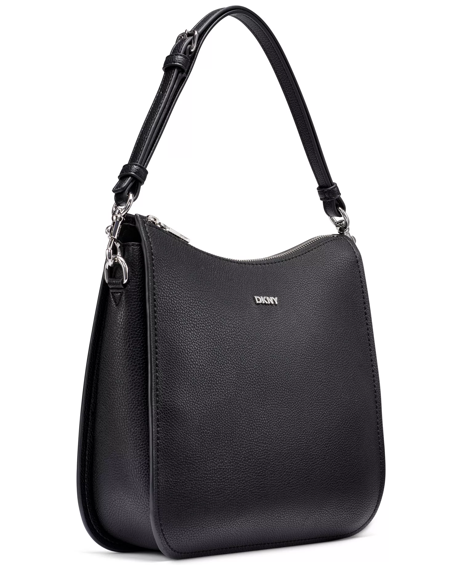 Nessa Small Top Handle Crossbody Bag - Black/Silver - No Size