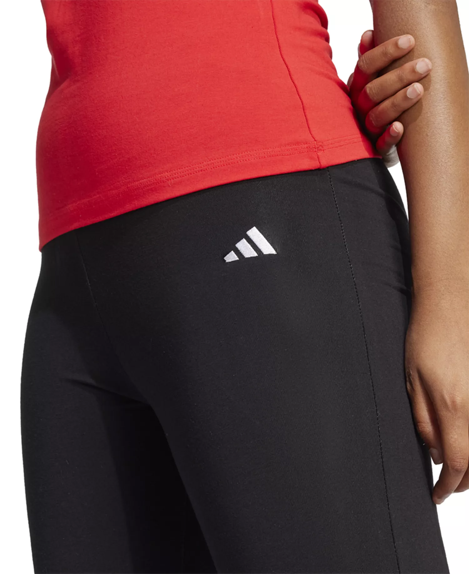 Women's Essentials Small Logo Flared Leggings - Aurora Plum/black - 2XL