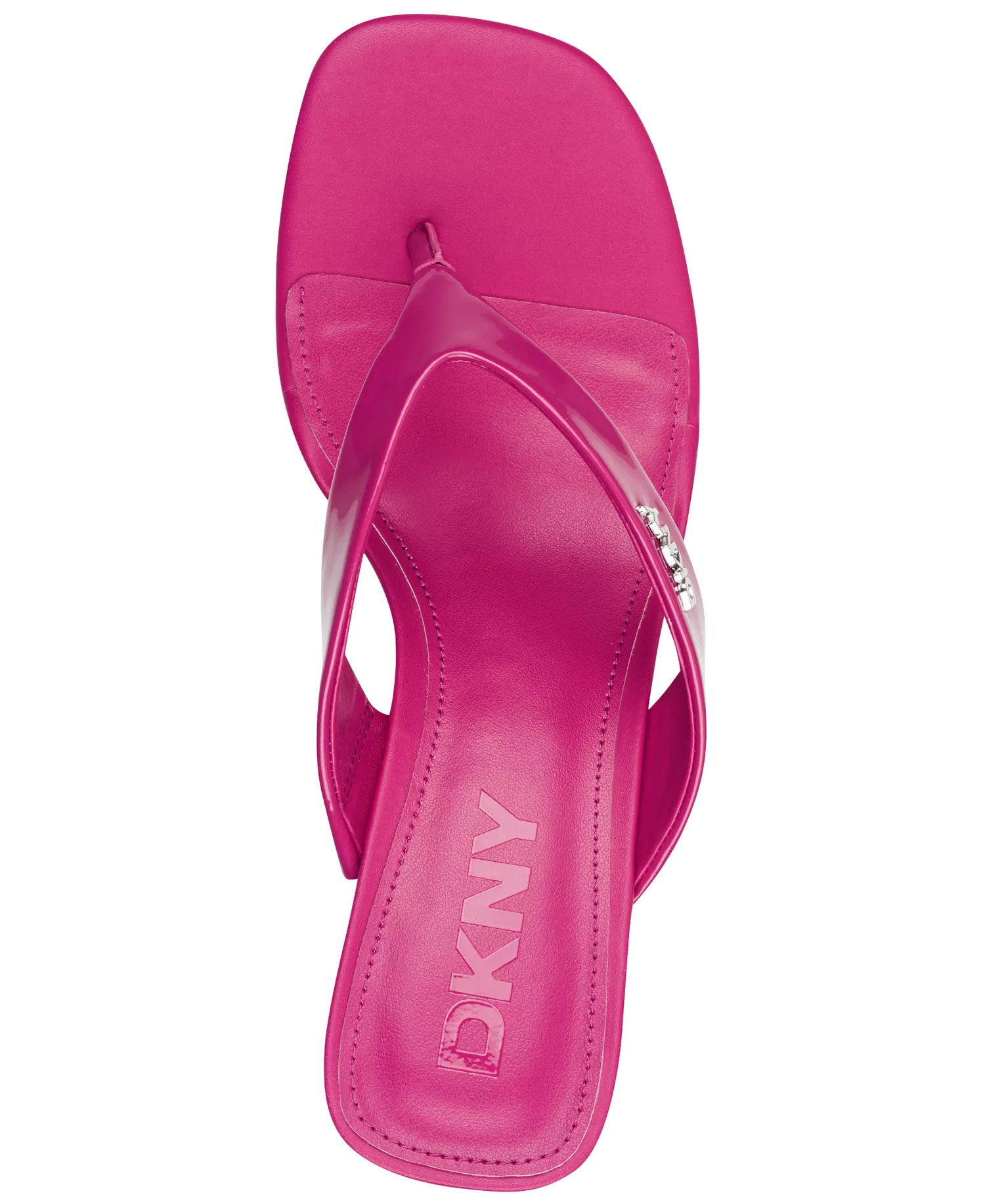 Women's Mackey Heeled Thong Sandals - Hot Pink - 10M