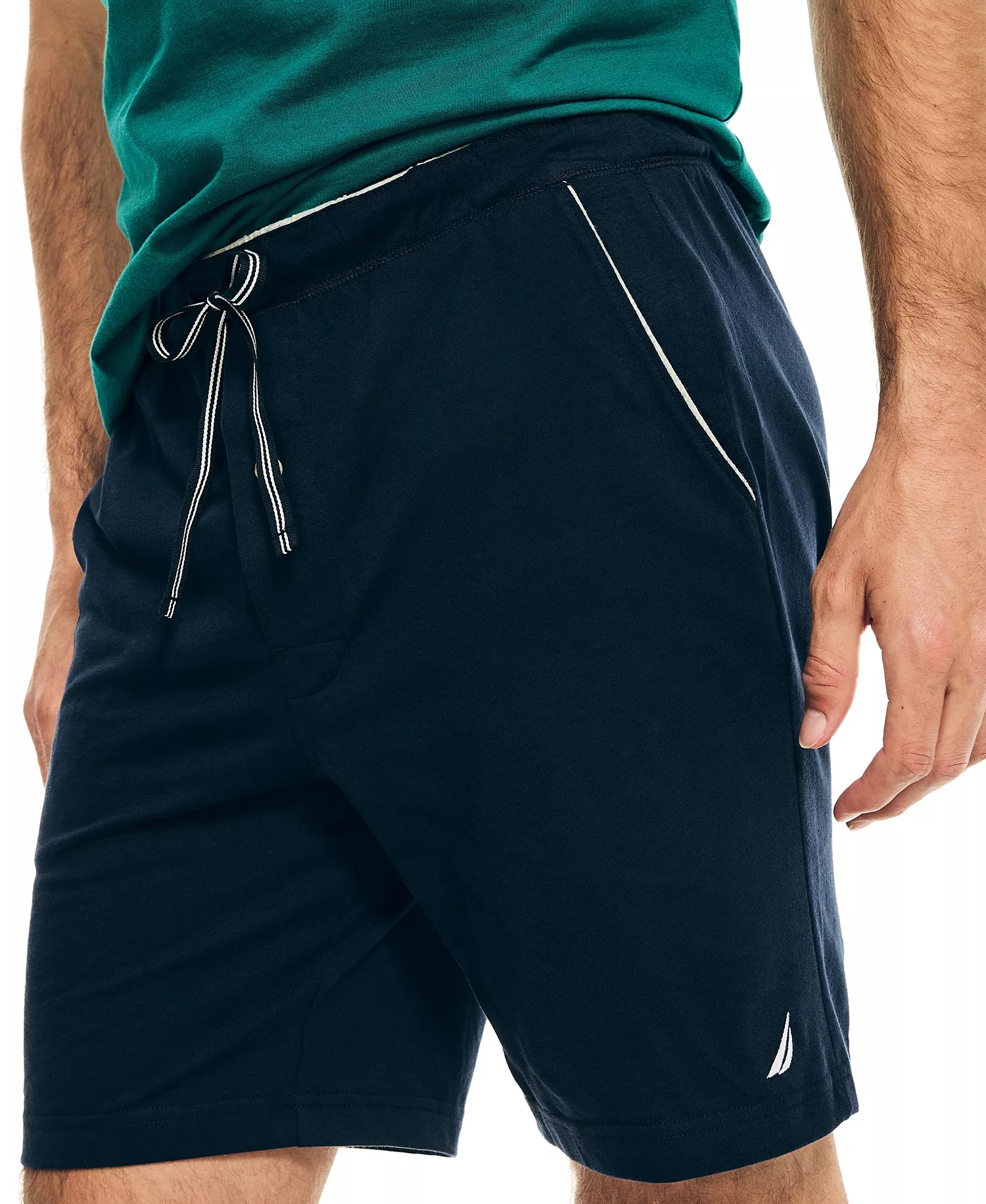 Knit Pajama Shorts - Blue Heather - 2XL