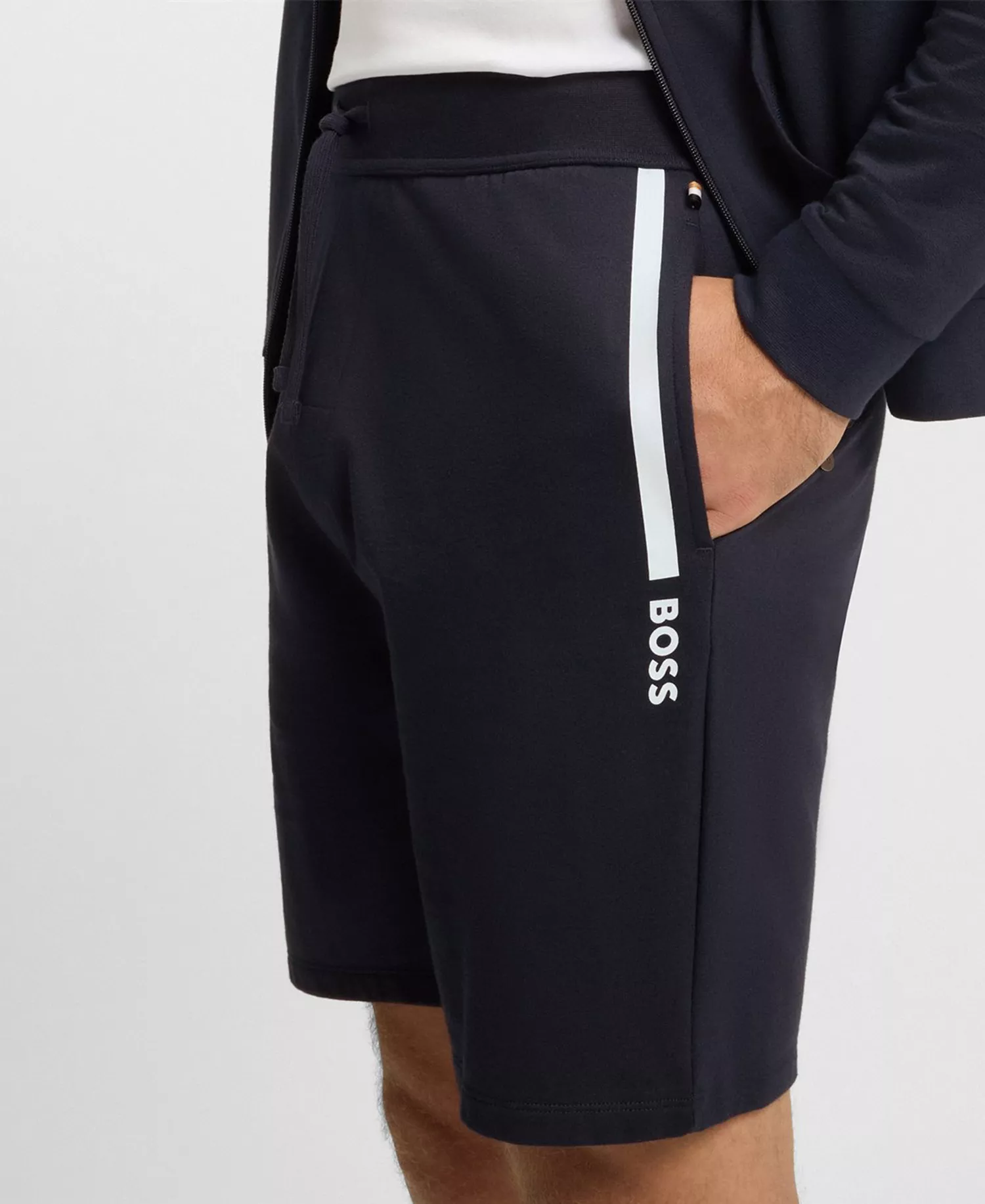 Men's Authentic Drawstring Waistband Shorts - Dark Blue - L