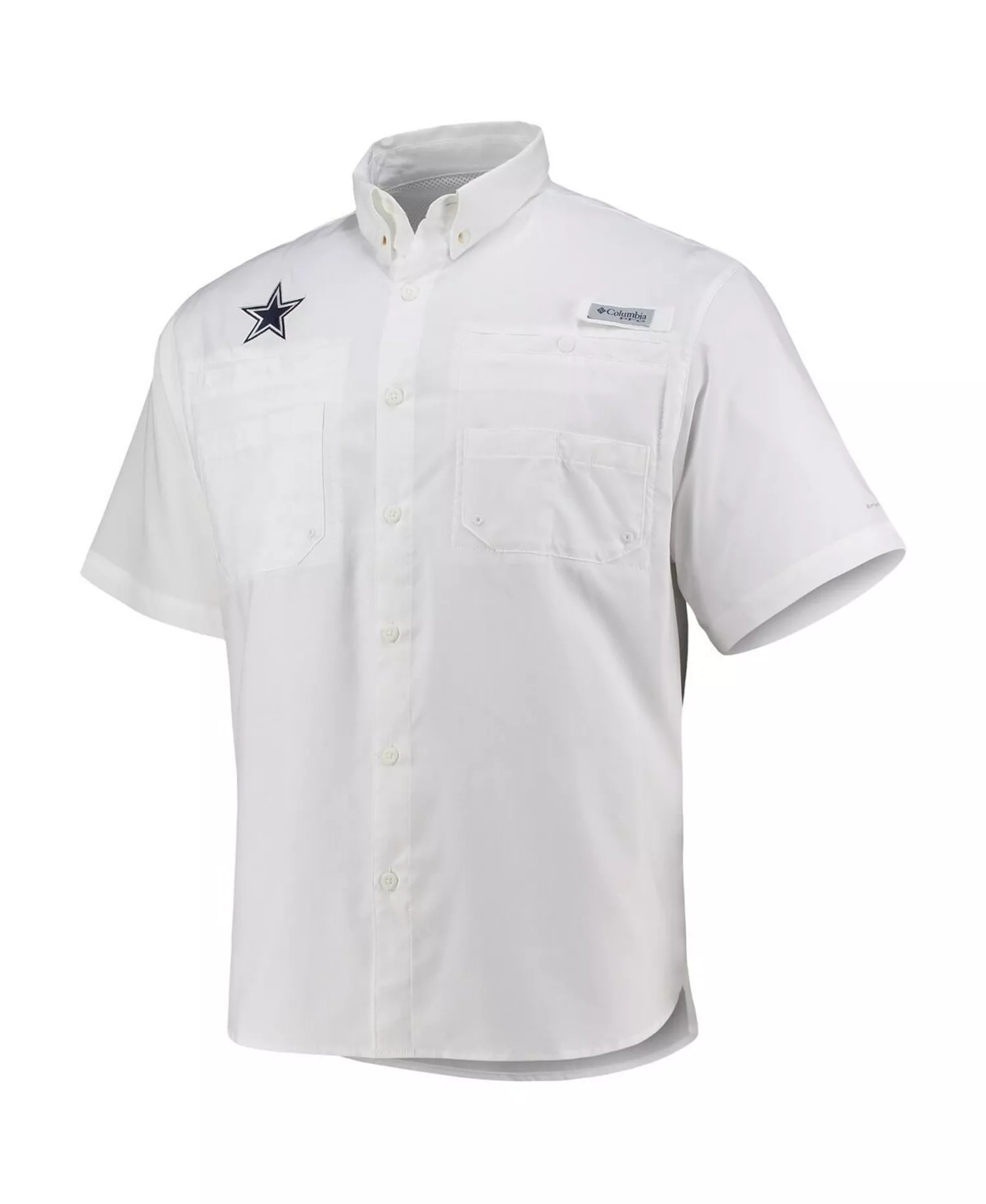 Men's PFG  White Dallas Cowboys Tamiami Omni-Shade Button-Down Shirt - White - 2XL