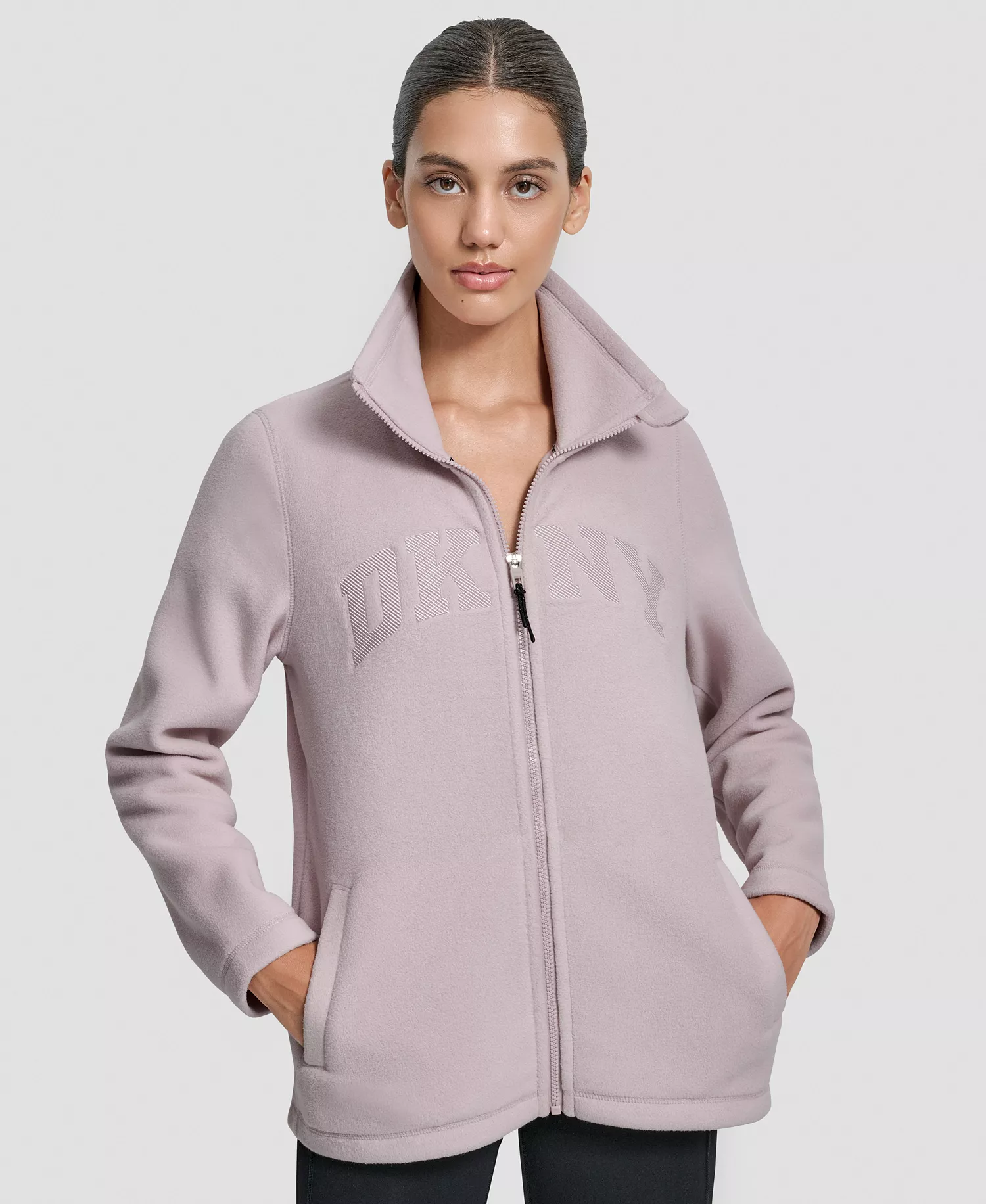 Women's Full-Zip Varsity Logo Top - Allure - L