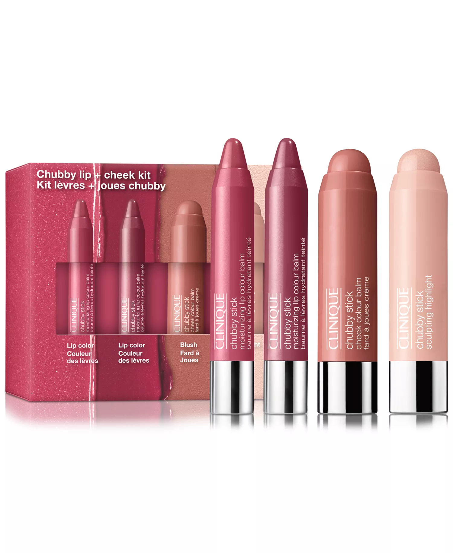 4-Pc. Chubby Lip + Cheek Makeup Set, Created for Macy's