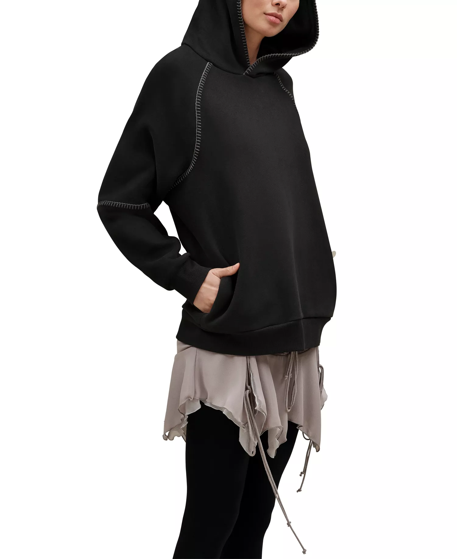 UGG Women's Classic Pull-On Hoodie - Black - L