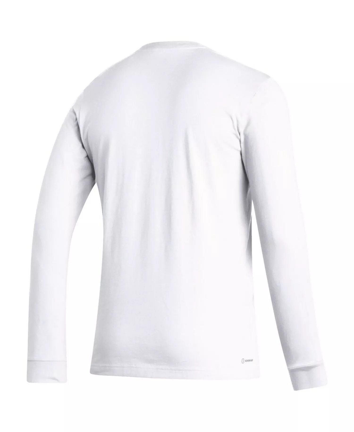 Men's White Ajax Team Crest Long Sleeve T-shirt - White - 2XL