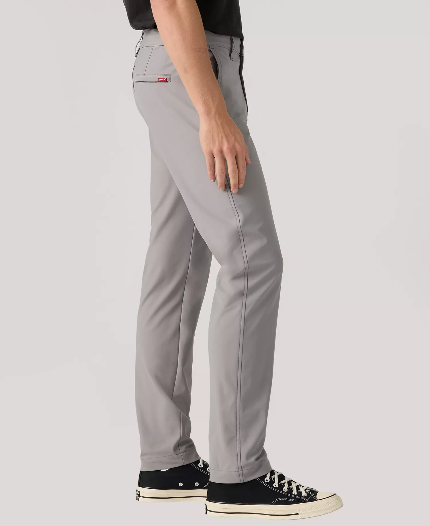 Men's Standard Tapered Style Flex-Tech Chino Pants - Gray - 29x30