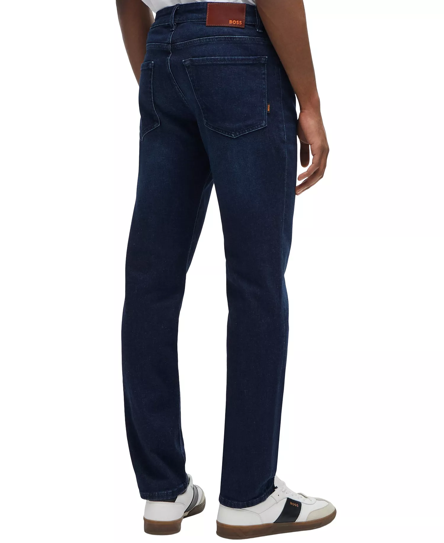 Men's Comfort-Stretch Denim Regular-Fit Jeans - Dark Blue - 31 - 30
