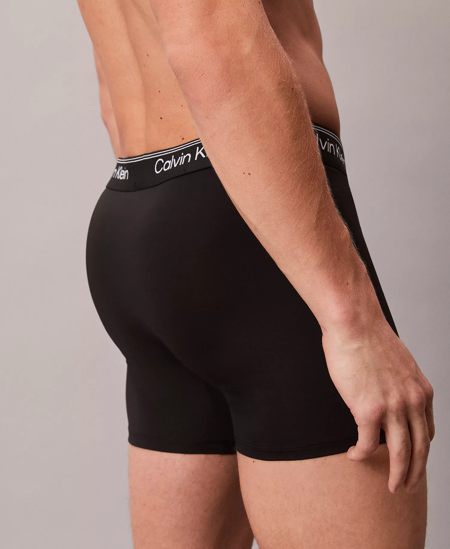 Men's 3-Pack Micro Stretch Boxer Briefs - Black - L