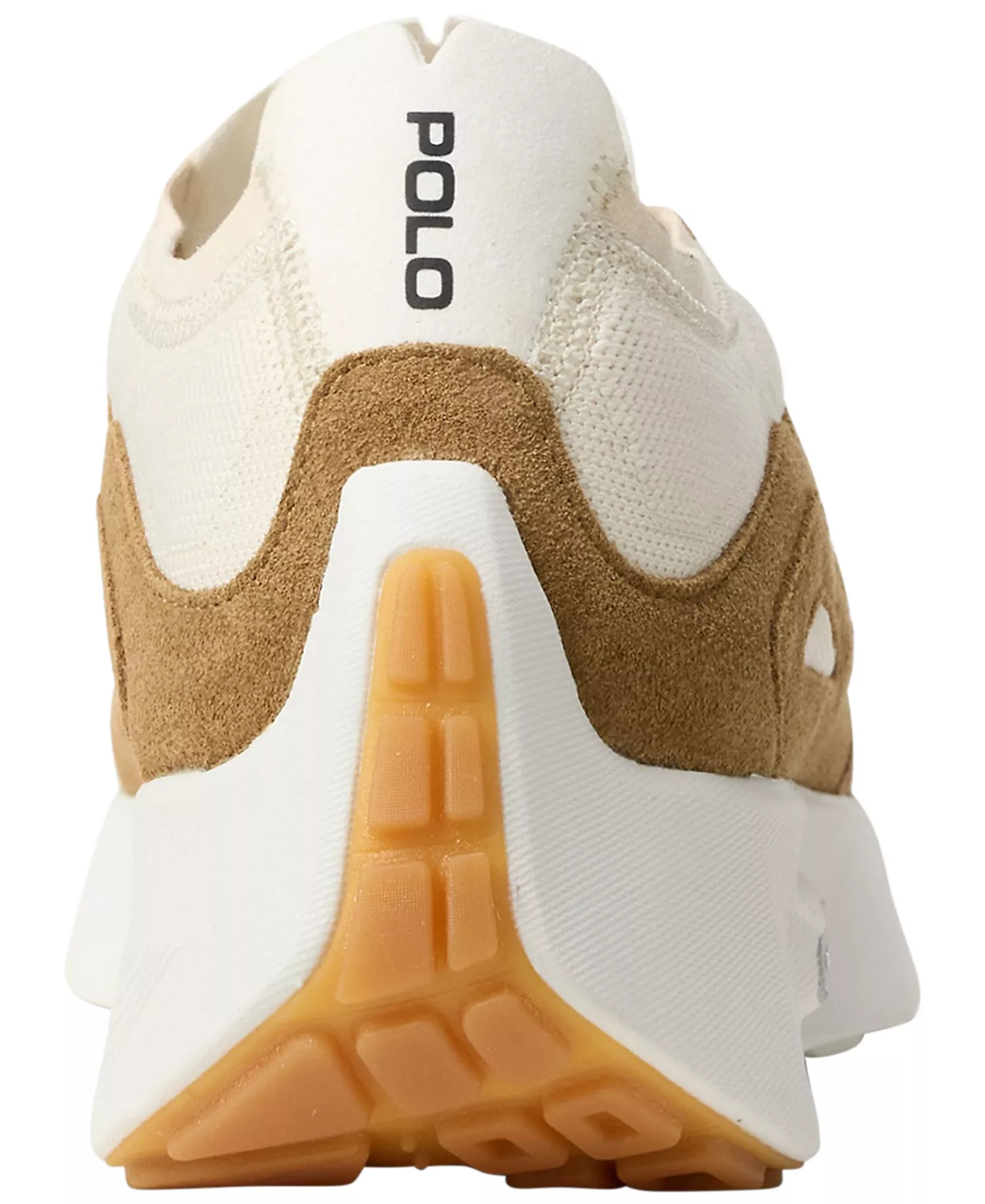 Men's Low-Top Lace-Up Sneakers - White/Beige - 10