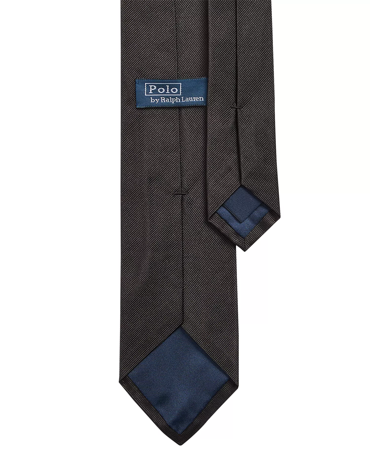 Men's Silk Repp Tie - Black - No Size