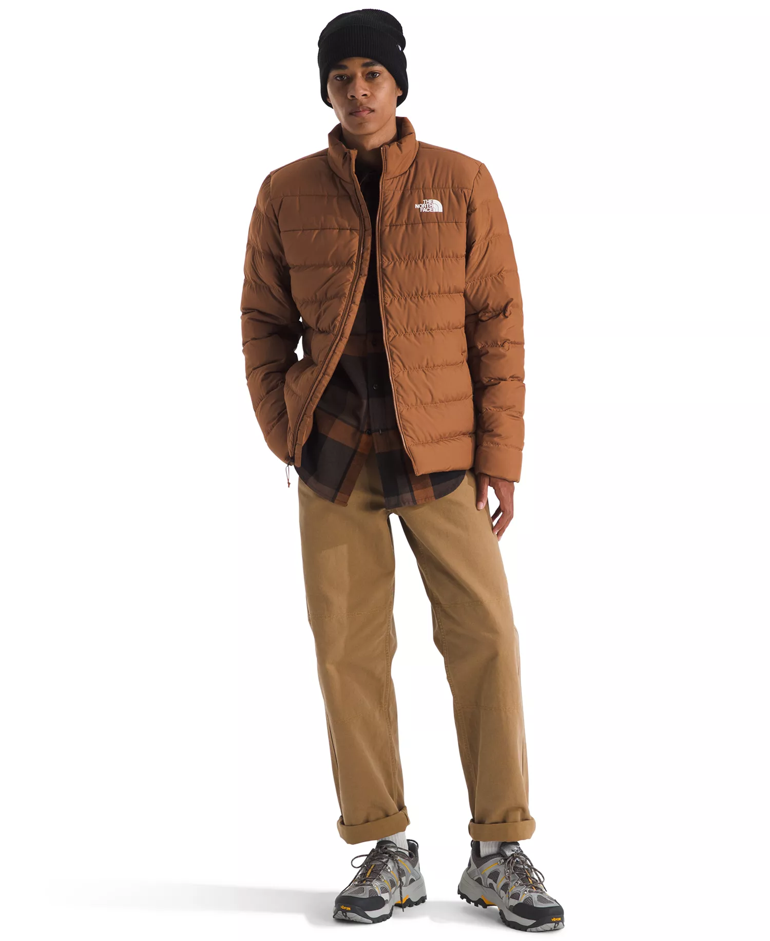 Men's Aconcagua Long Sleeve Jacket - Burnt Umber - 2XL