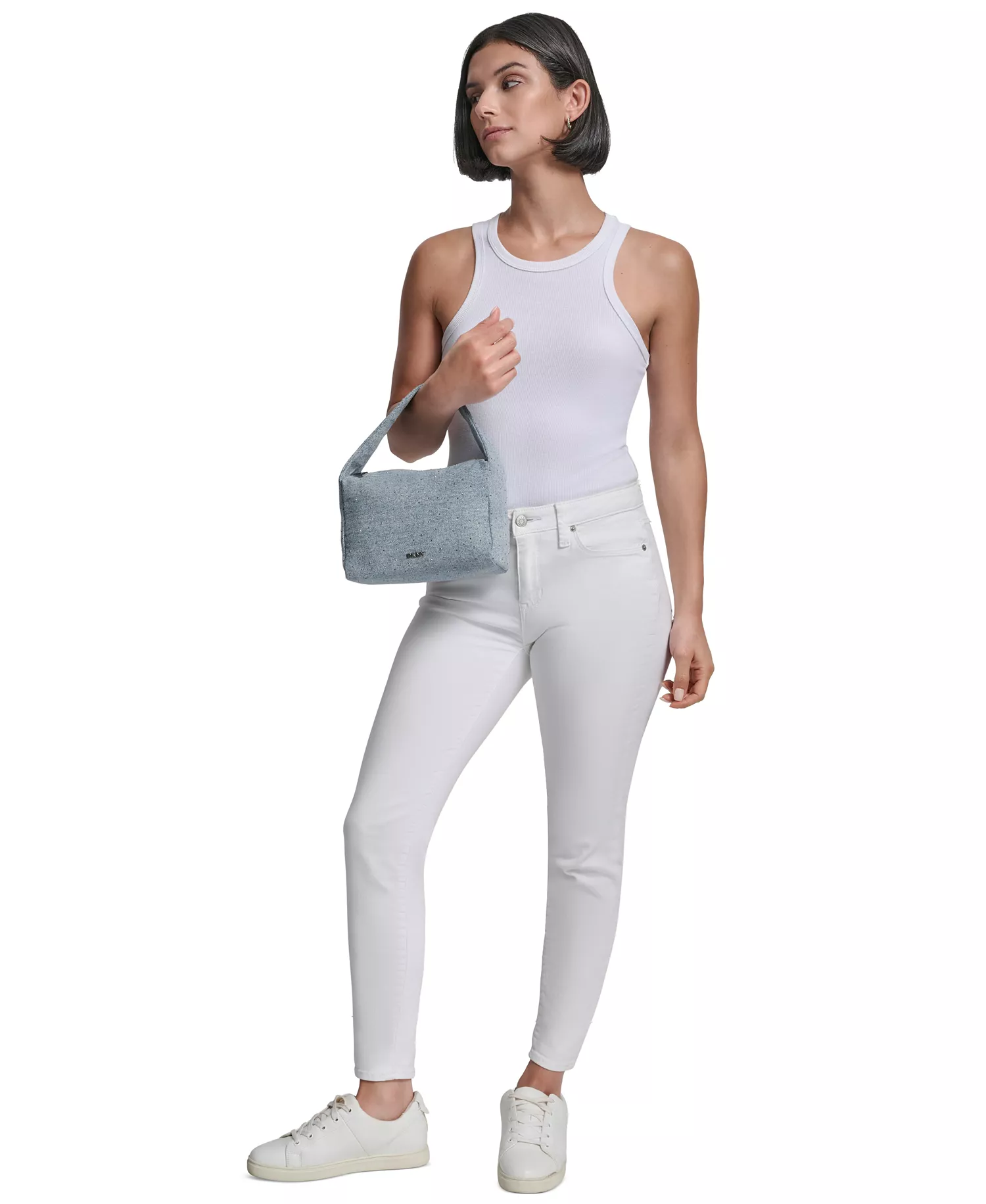 Agnes Small-Sized Shoulder Bag - Light Denim - ONE SIZE