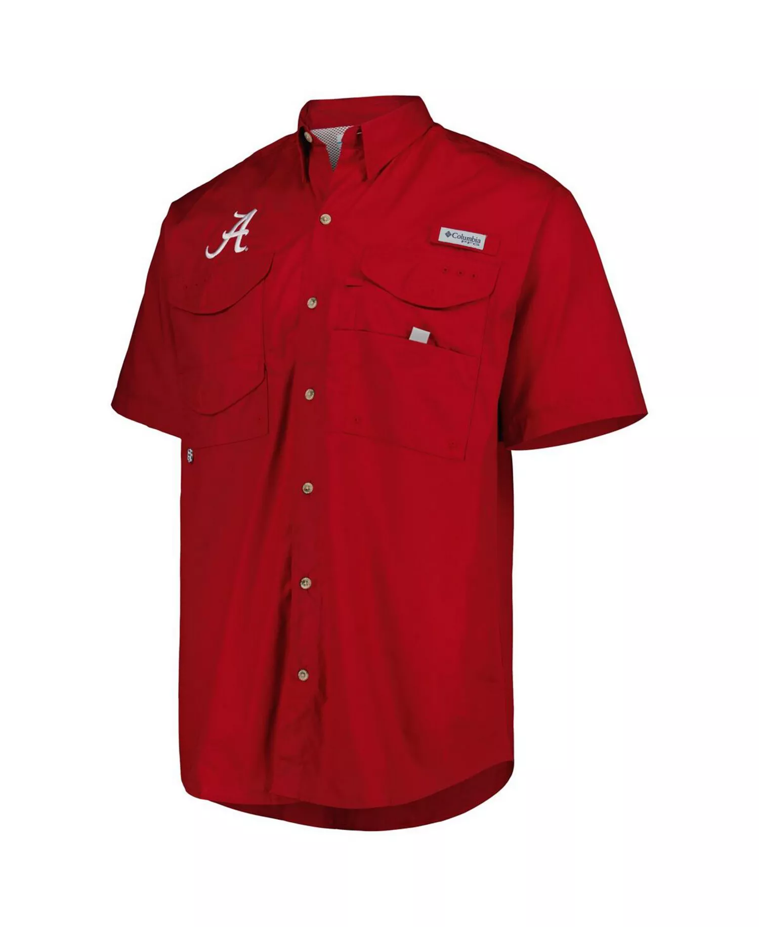 Men's Crimson Alabama Crimson Tide Bonehead Button-Up Shirt - Crimson - L