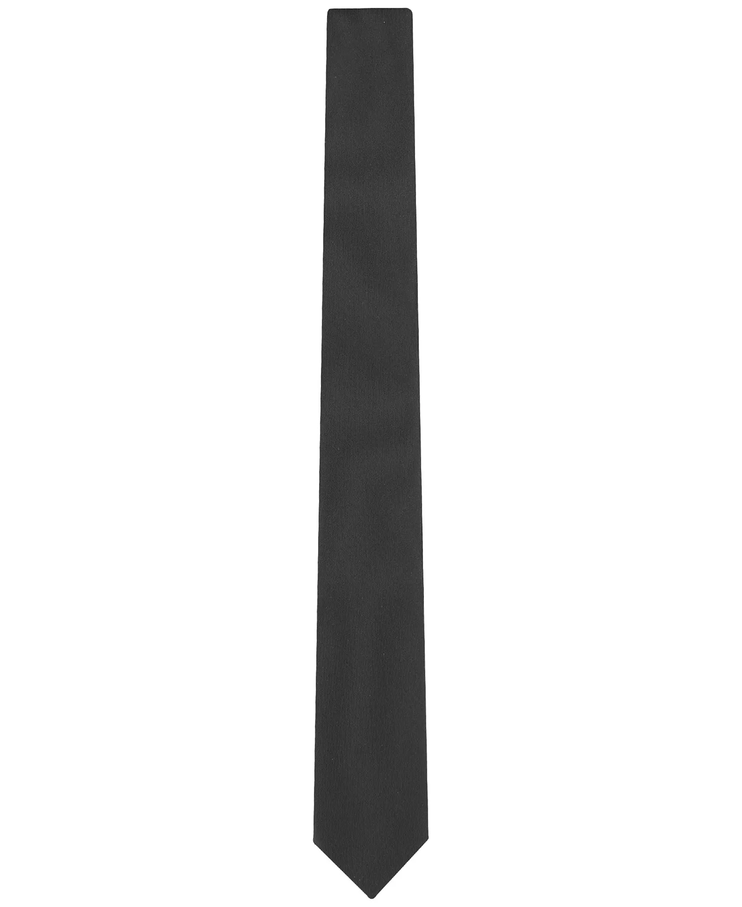 Men's Classic Textured Tie - Black - ONE SIZE