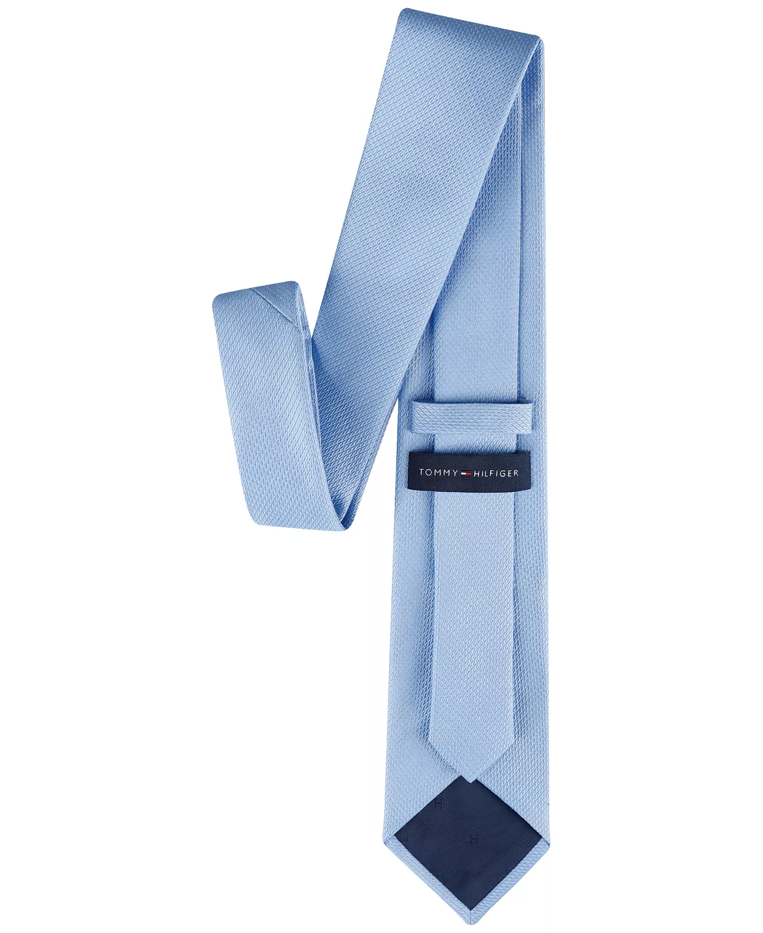 Men's Rope Solid Tie - Light Blue - ONE SIZE