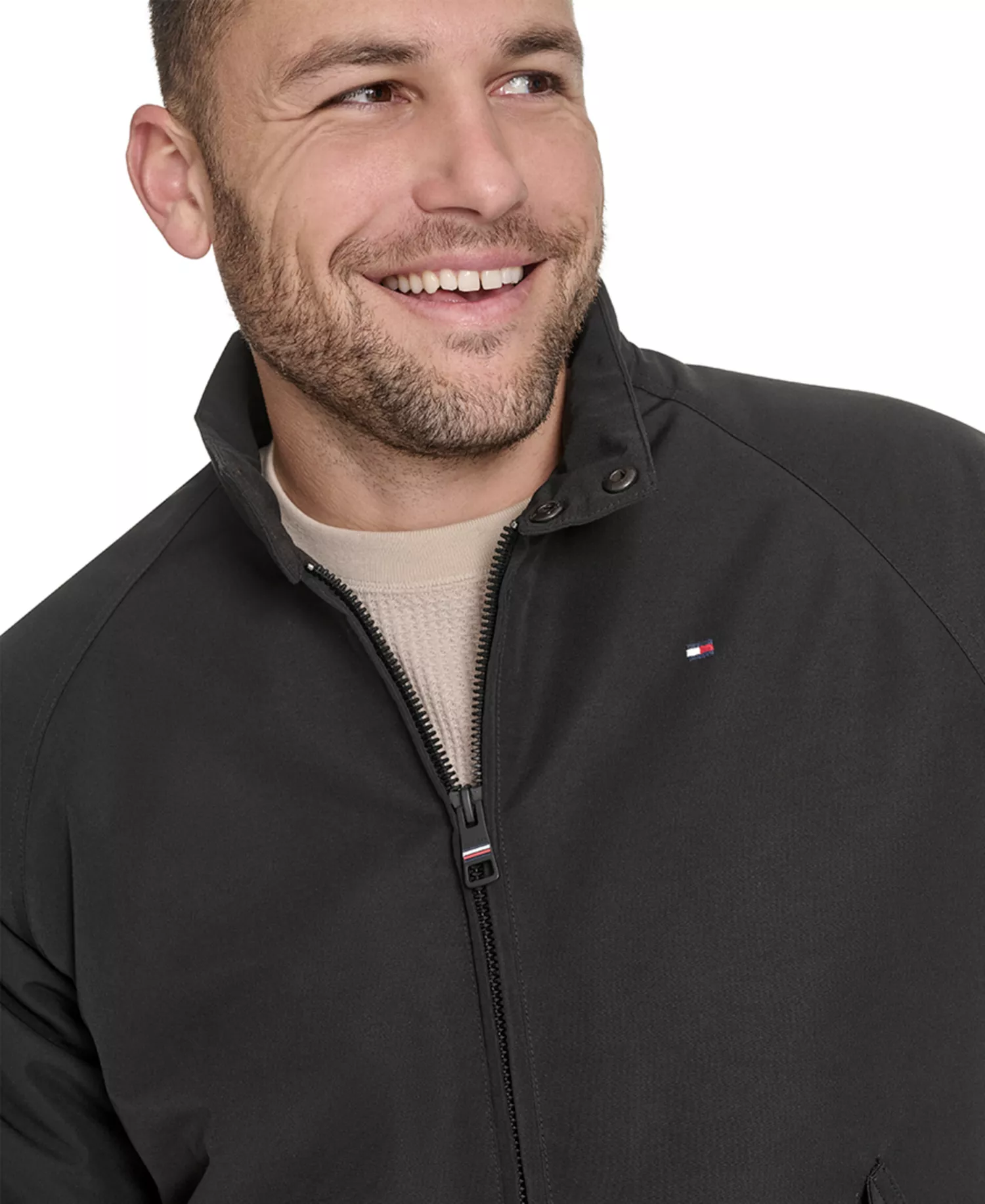 Men's New Modern Bomber - Black - 2XL