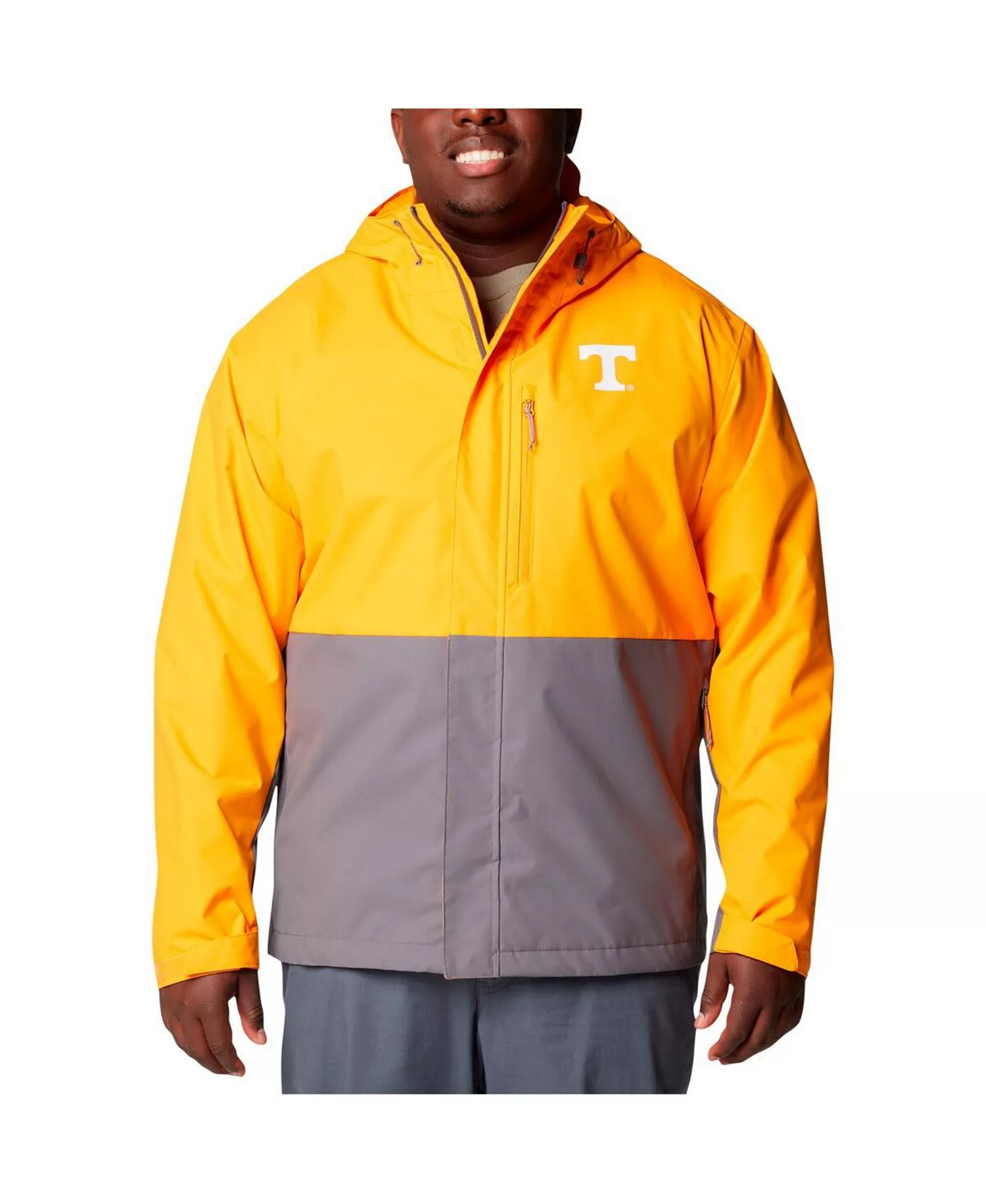 Men's Scarlet Ohio State Buckeyes Big Tall Field Bound Omni-Tech Full-Zip Jacket - Tennessee Orange - 5XT