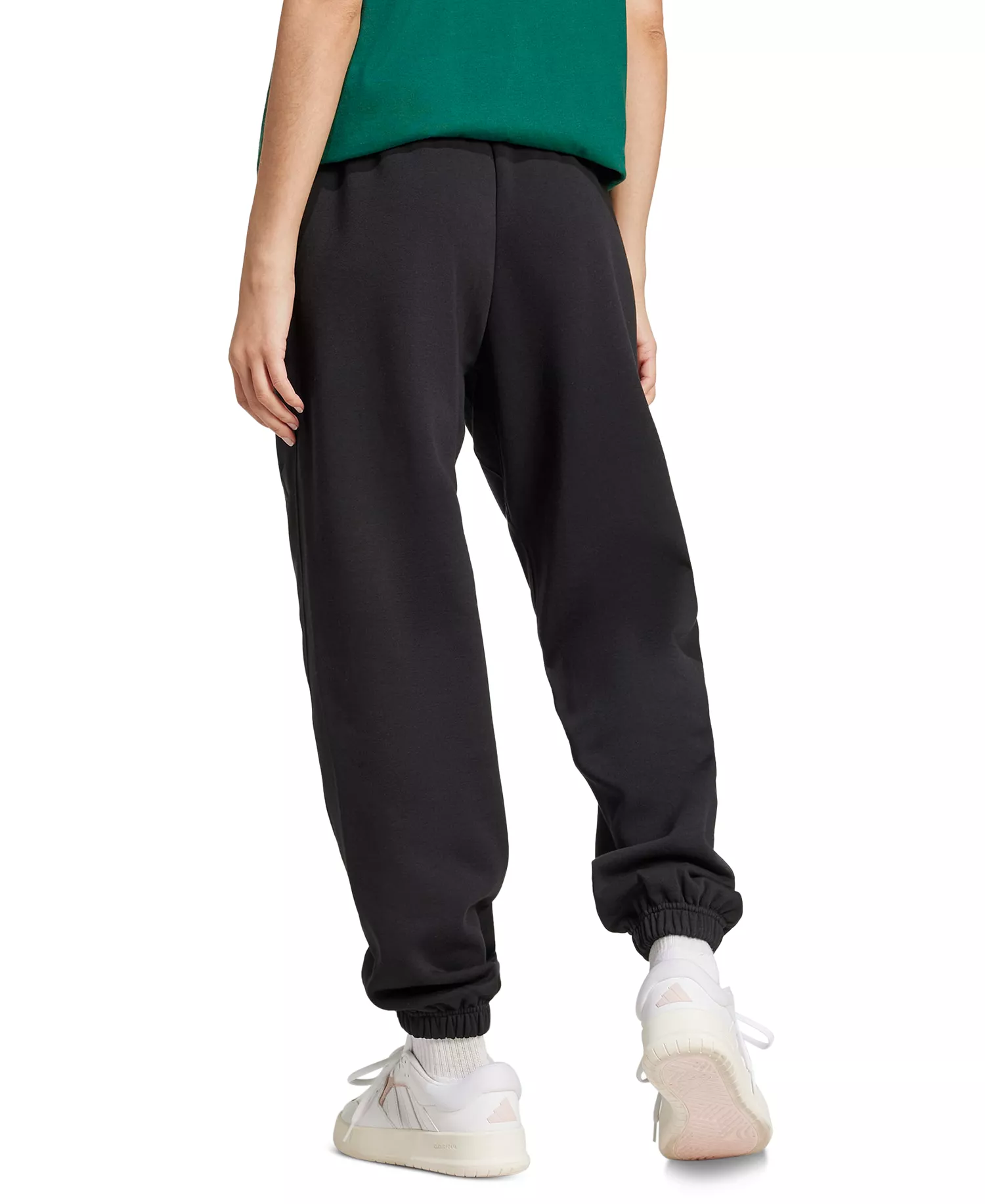 Women's All Season Loose Drawstring Pants - Black - 2XL