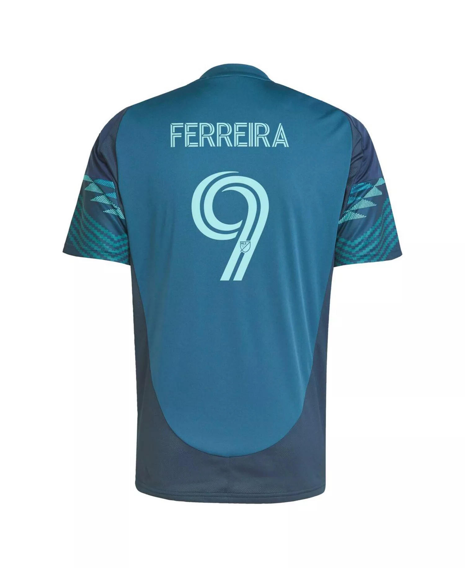 Men's Jesus Ferreira Blue Seattle Sounders FC 2025 The Salish Sea Kit Replica Player Jersey - Blue - 2XL