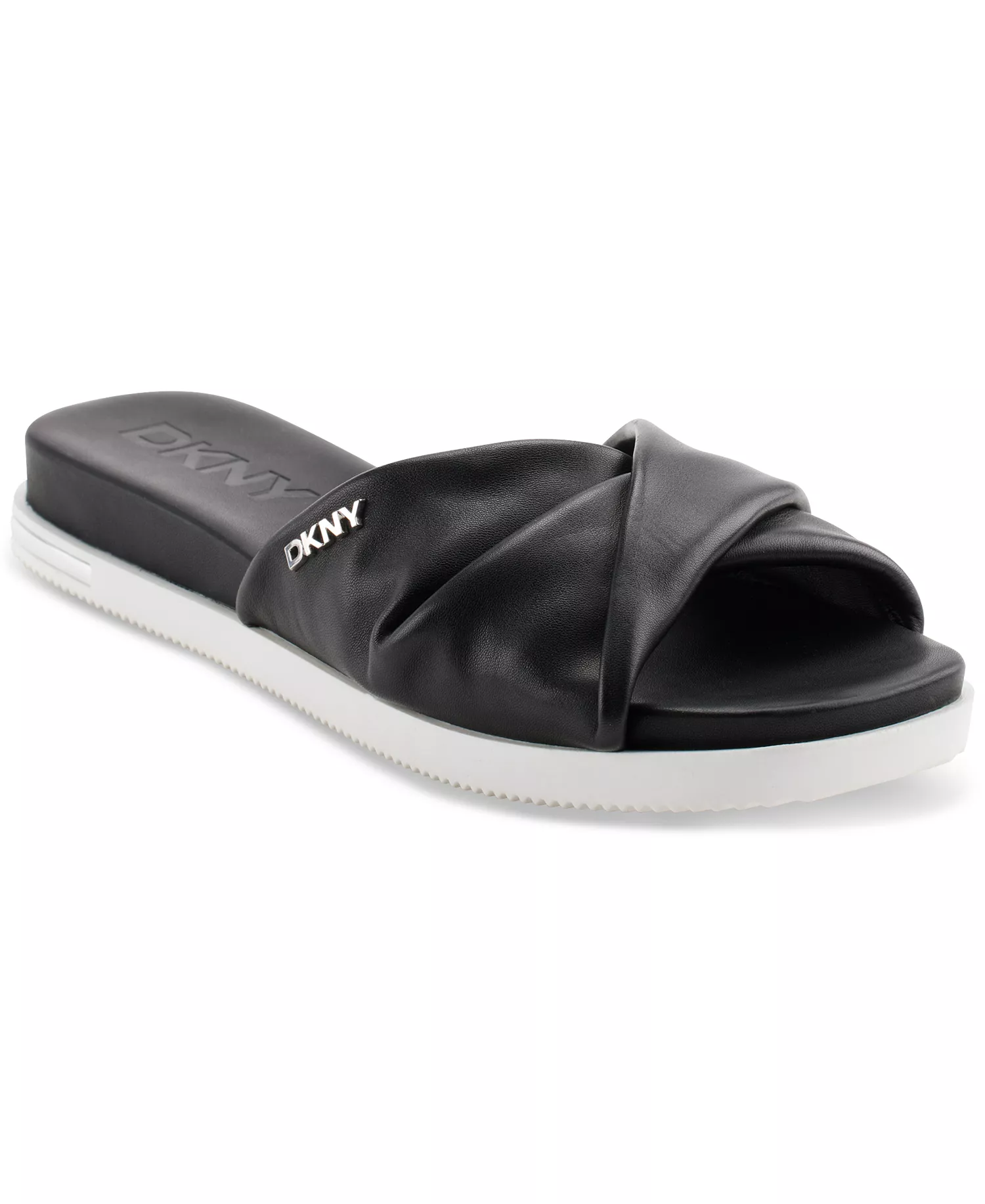 Women's Jezebel Twisted Slide Sandals - Black - 5M