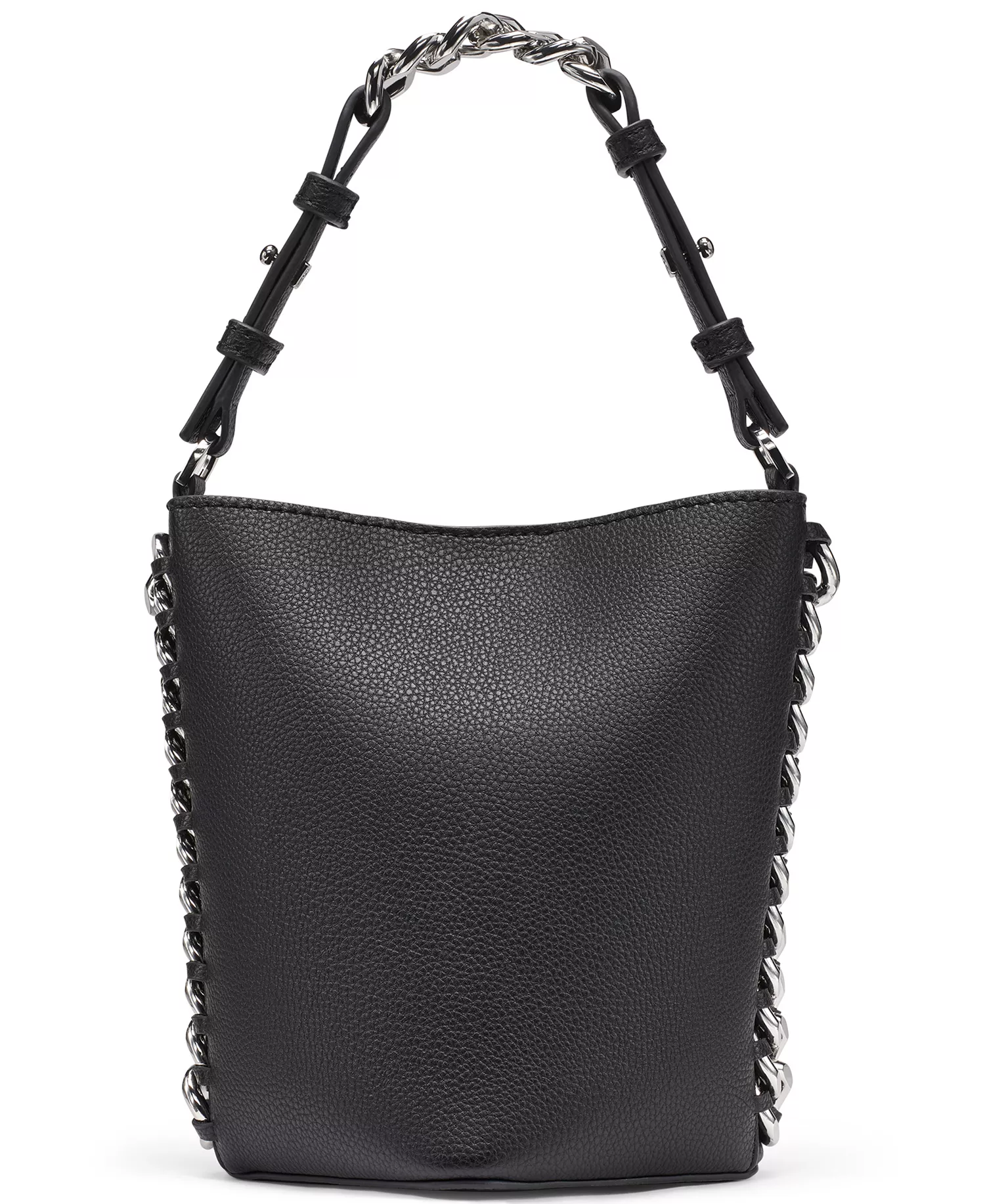 Riona Small Bucket Bag - Black/silver - NO SIZE