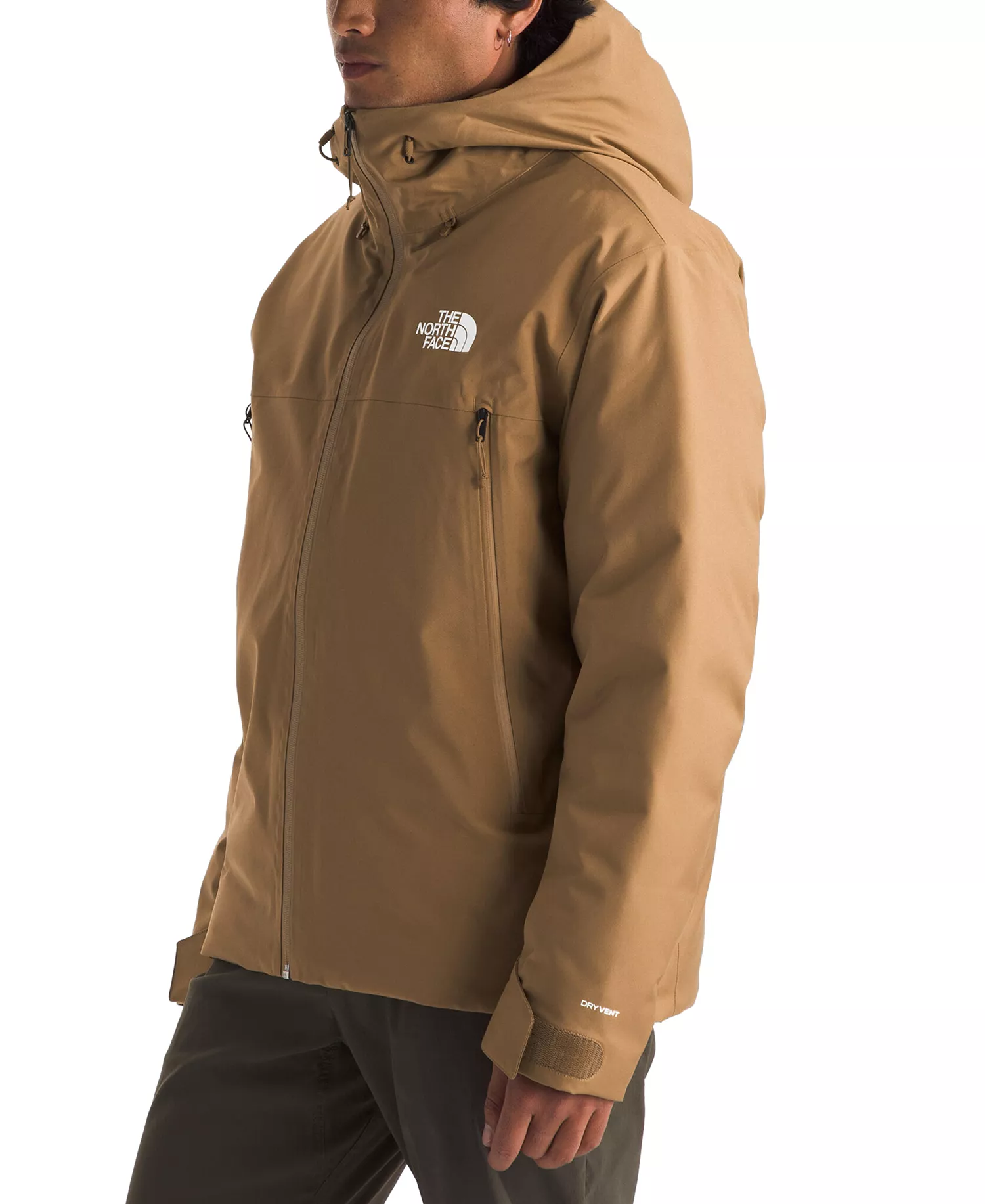 Men's Mountain Range Logo Down Jacket - Utility Brown - 2XL