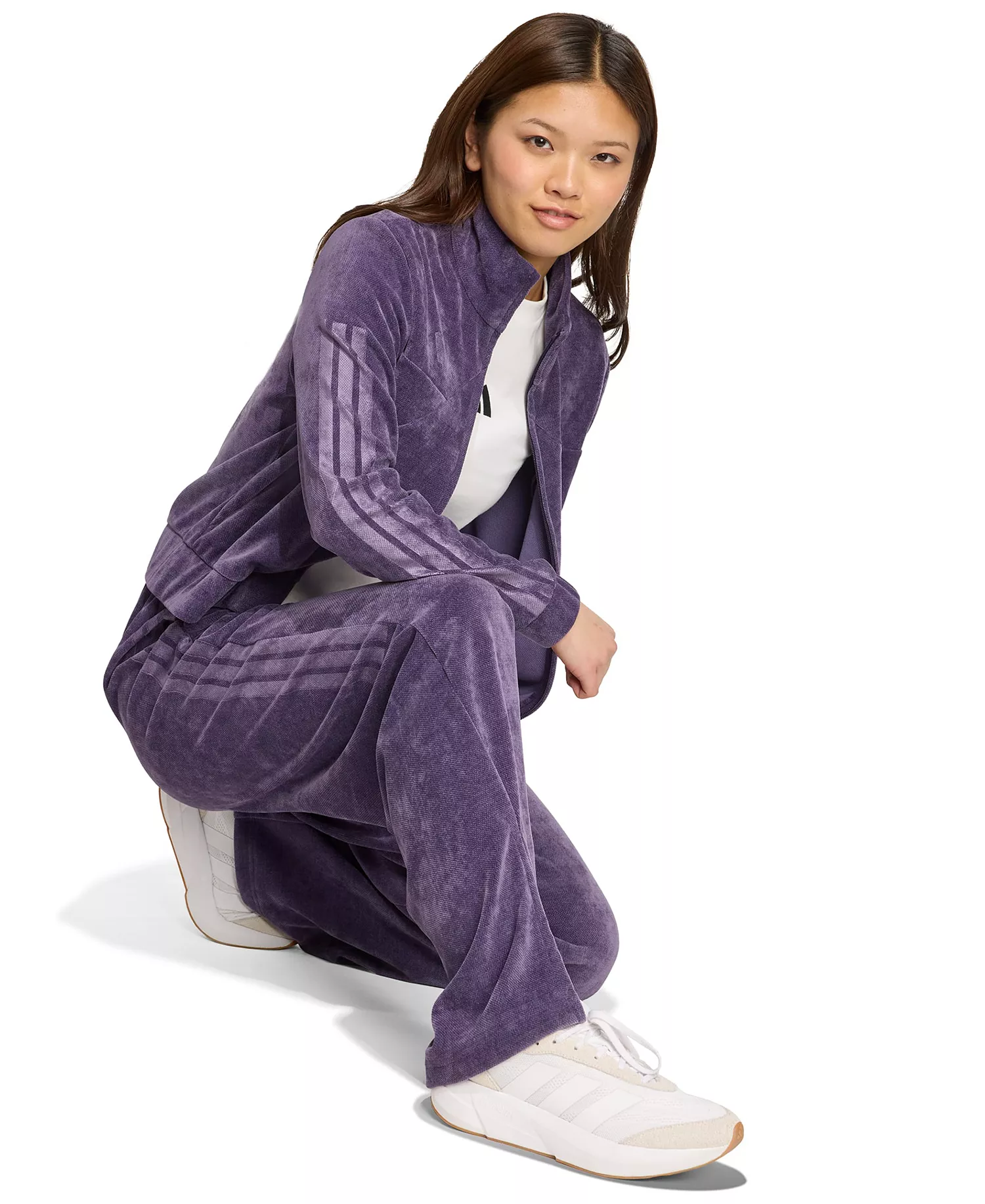 Women's House Of Tiro Velour Open Hem Pants - Aurora Ivy - 2XL